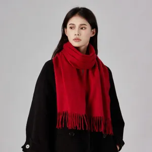 100% Pure Cashmere Versatile Scarf Thickened Shawl for Women