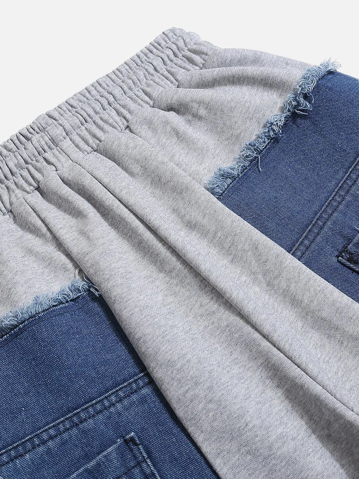 Aelfric Eden Denim Patchwork Sweatpants