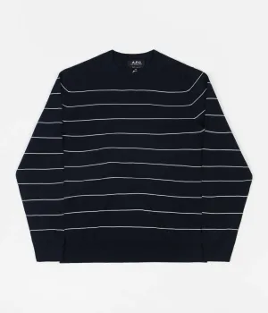 A.P.C. Terrence Crewneck Sweatshirt - Black