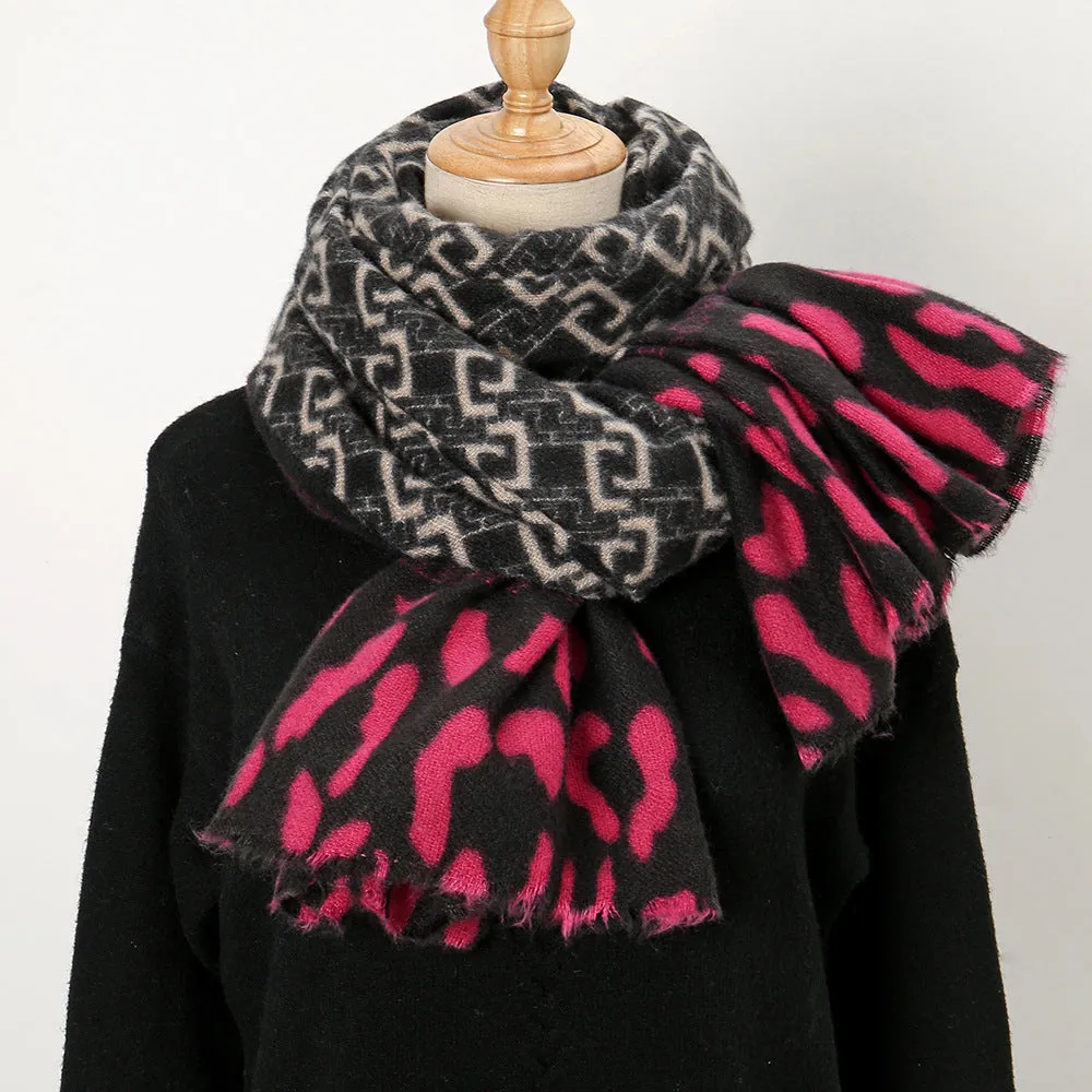 Autumn and winter cashmere fashion trend warm scarf scarf for women