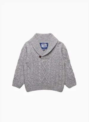 Baby Finn Shawl Collar Jumper