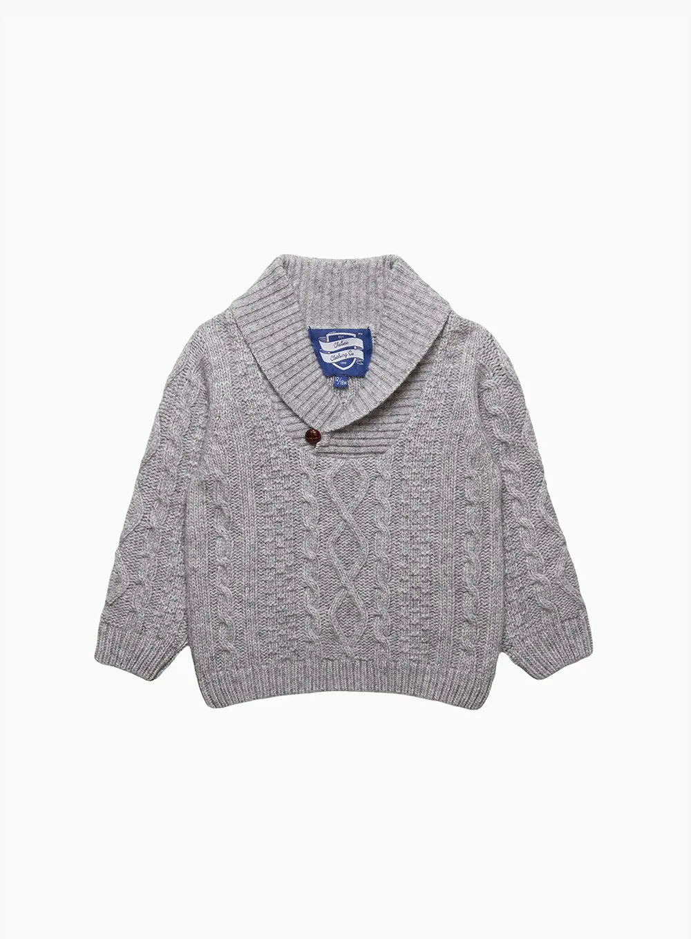 Baby Finn Shawl Collar Jumper