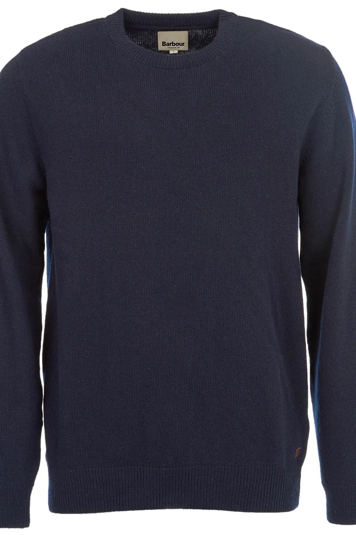 Barbour Sweater-Nelson Essential-Crew Neck- Navy-MKN0760NY91