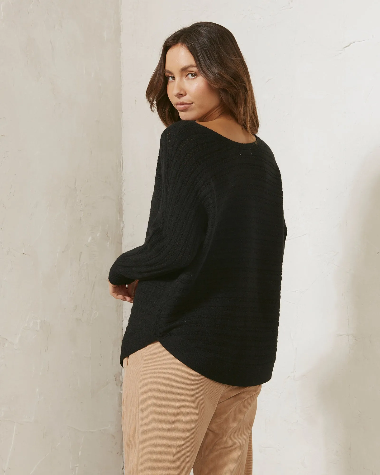 Becca Black Knit Sweater