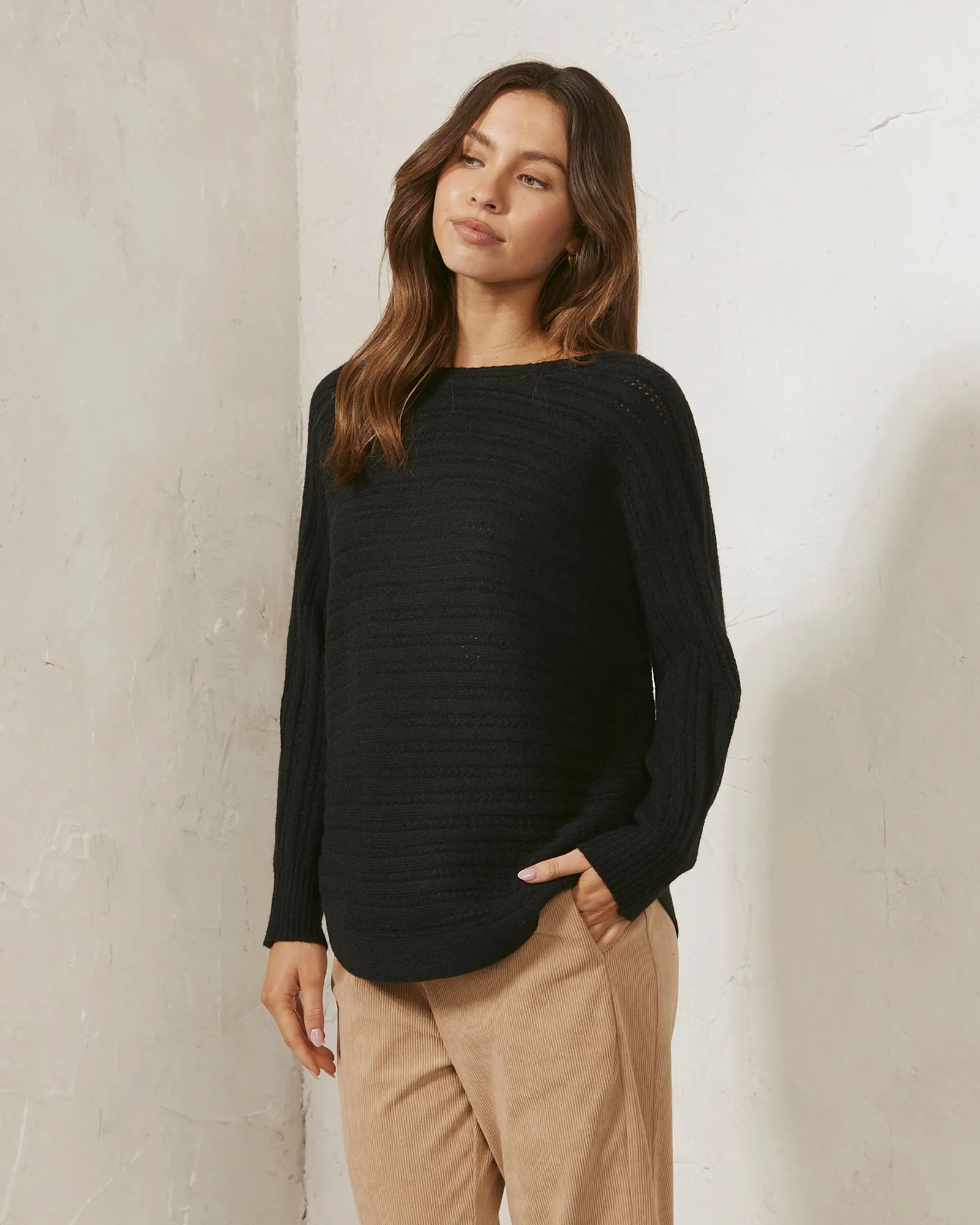 Becca Black Knit Sweater