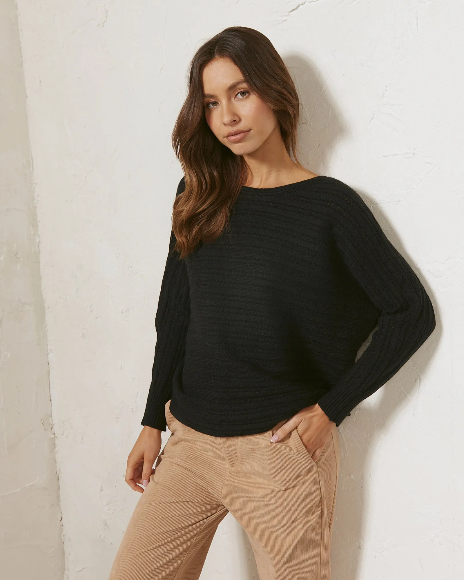 Becca Black Knit Sweater