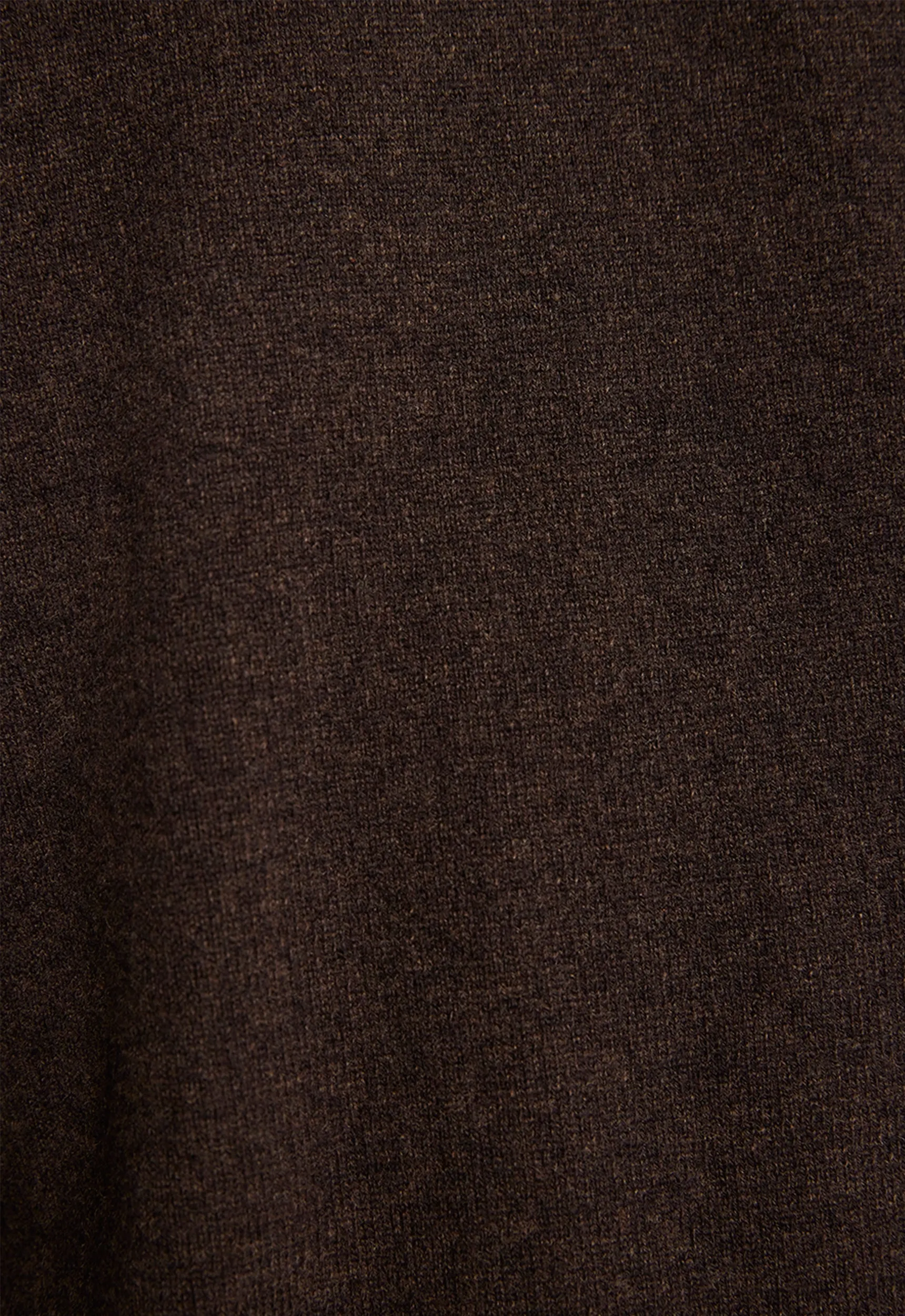 Beckham Cashmere Sweater in Choc Melange