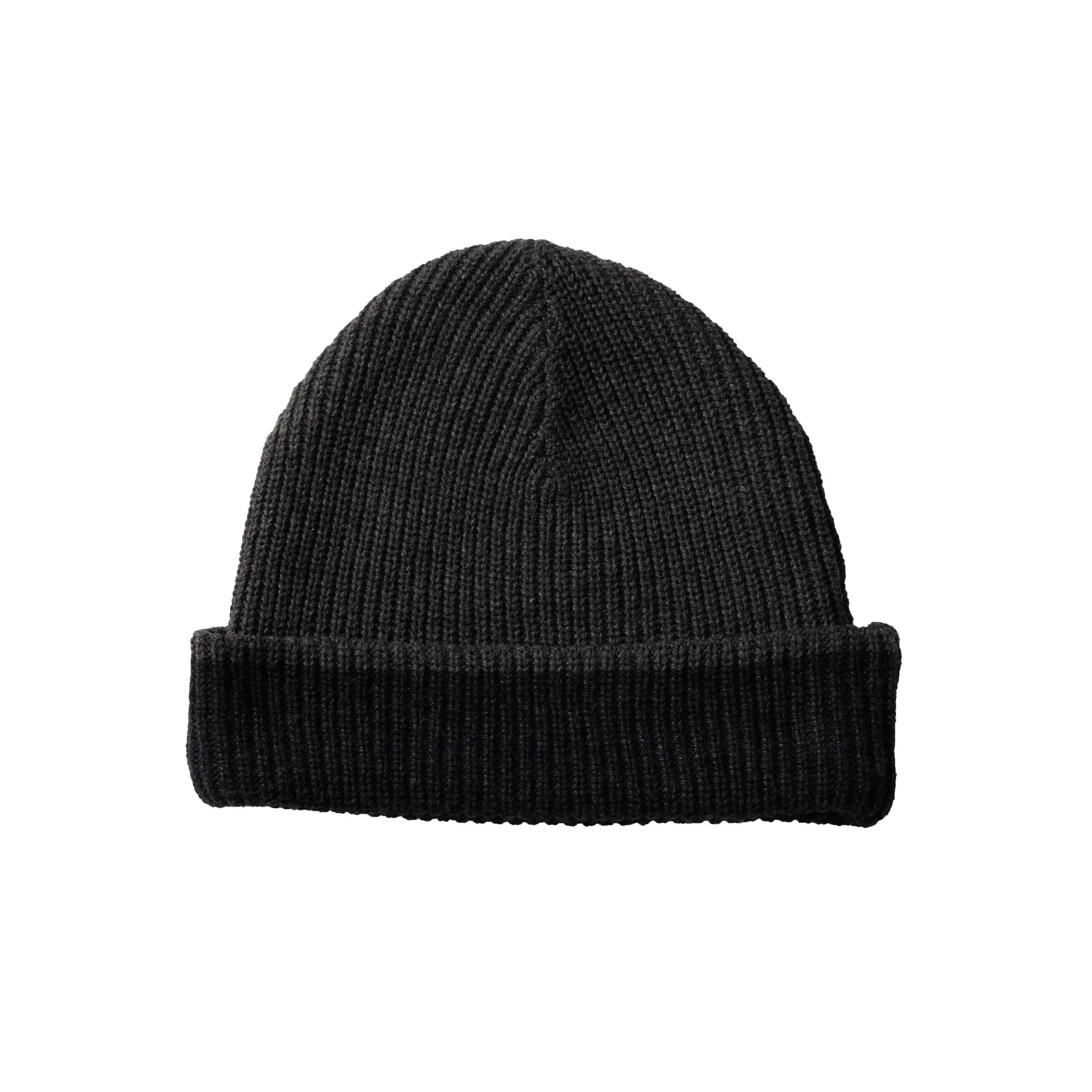 Belmont Plaited Reversible Beanie - Charcoal Gray