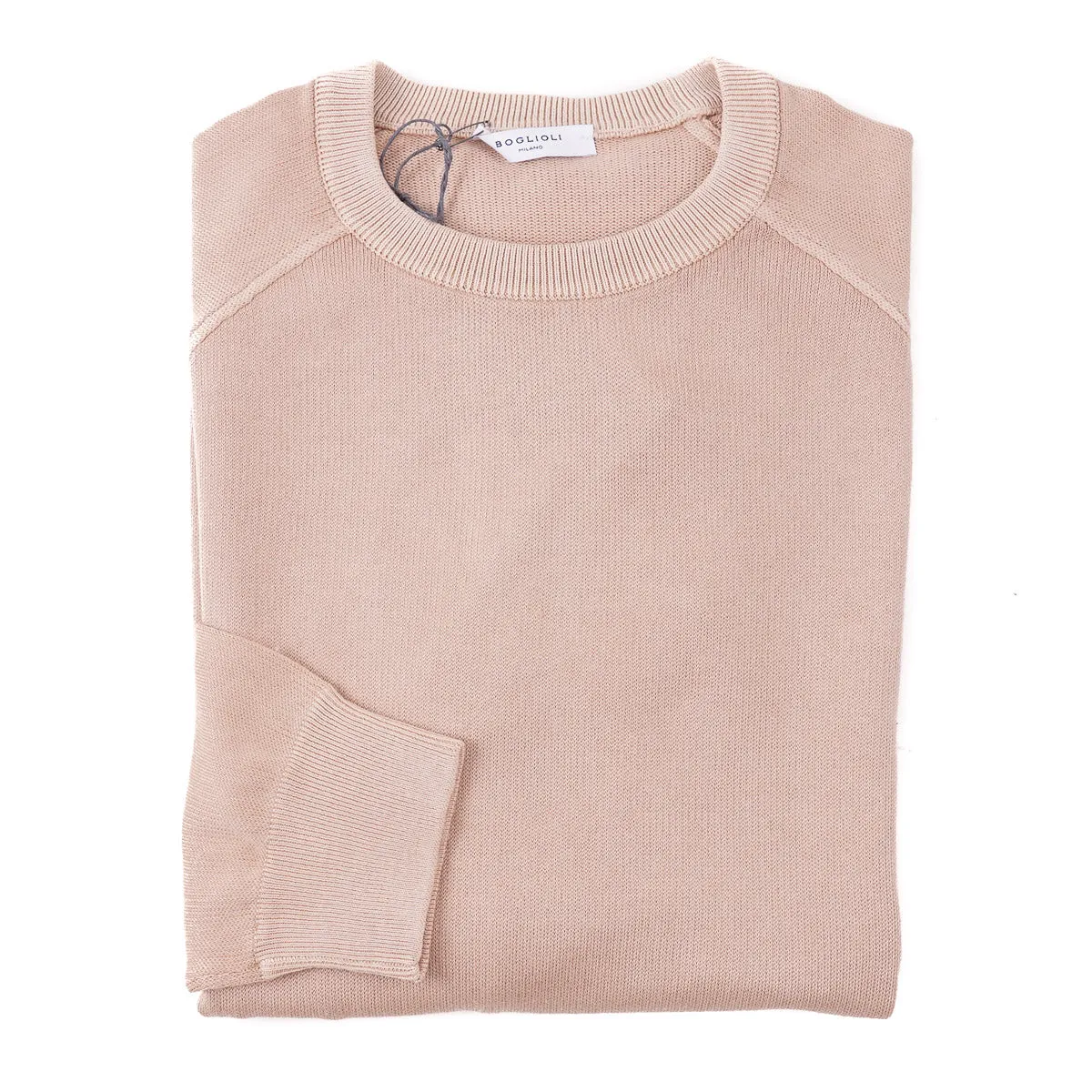 Boglioli Soft Cotton-Silk-Cashmere Sweater