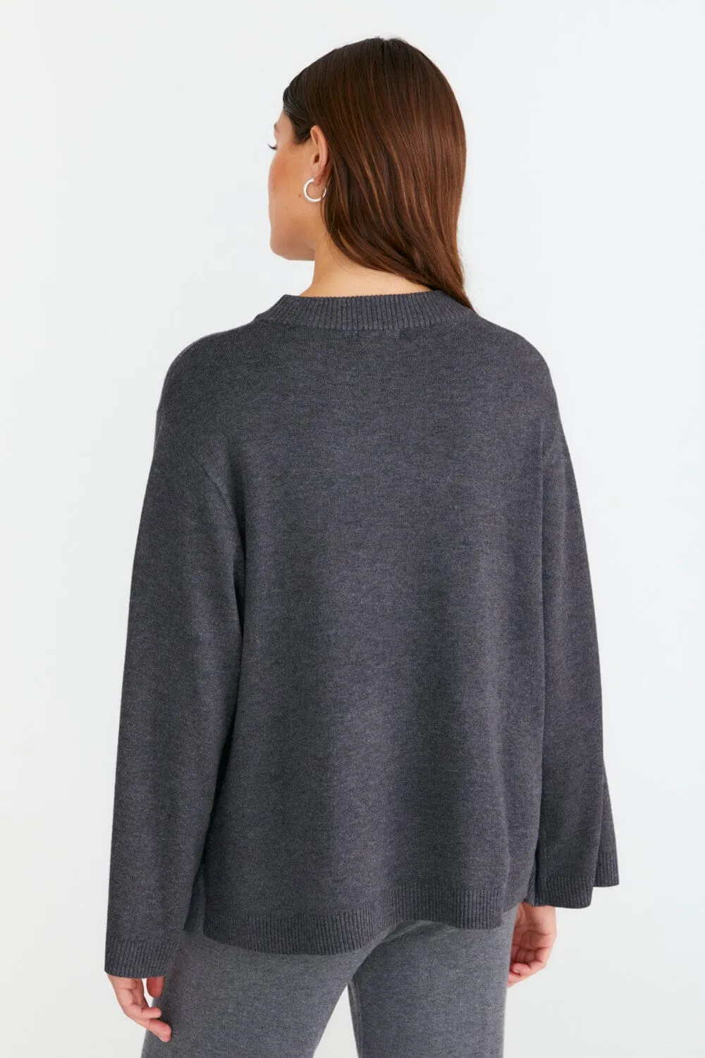 Boxy A-shaped Sweater