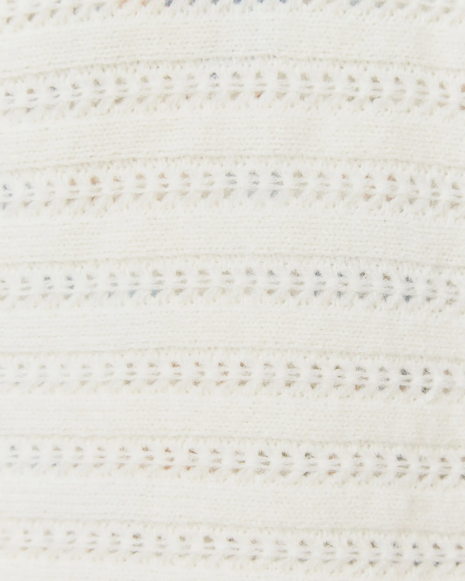 Brie White Knit Sweater