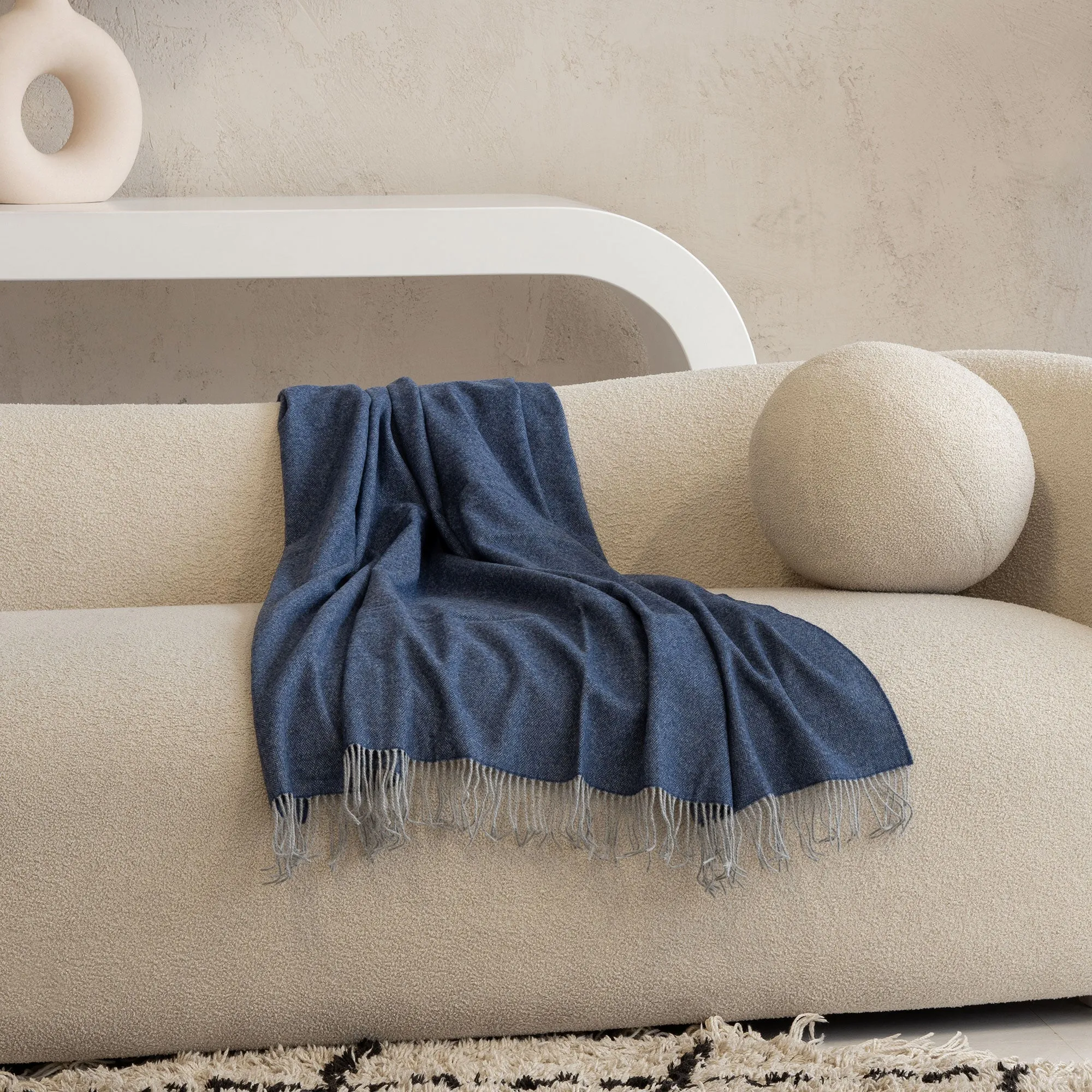 Cashmere & Merino Wool Throw Blanket Tallinn