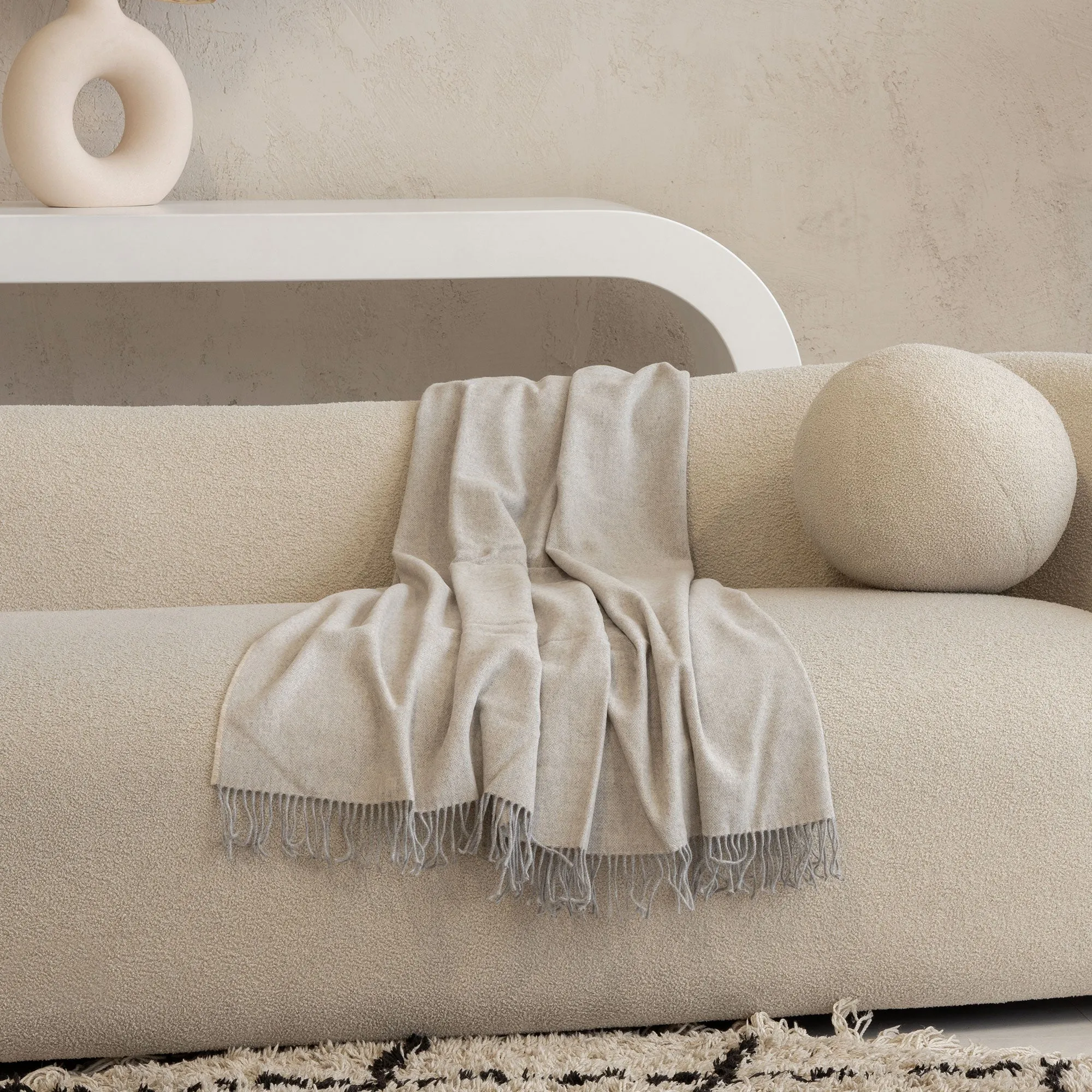 Cashmere & Merino Wool Throw Blanket Tallinn