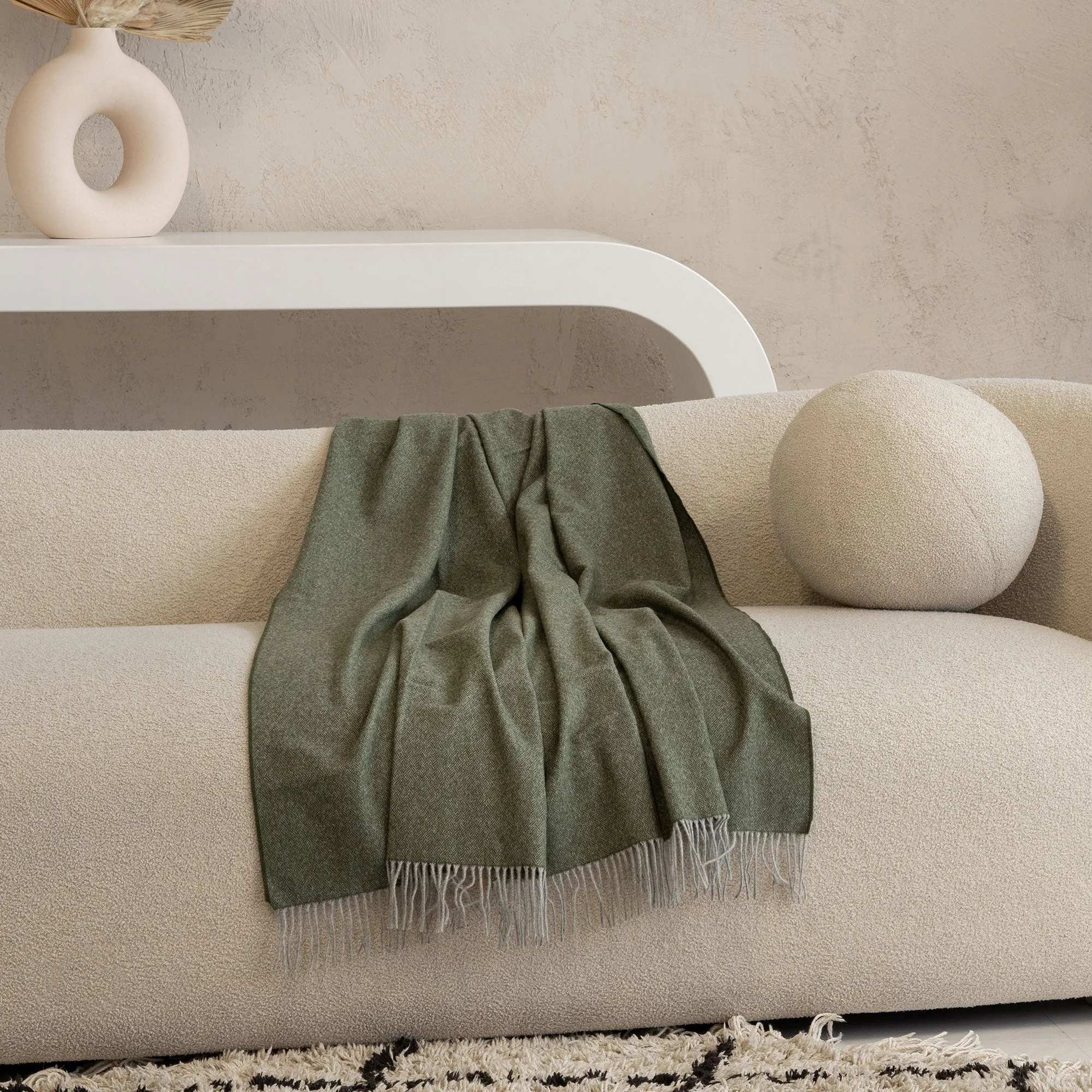 Cashmere & Merino Wool Throw Blanket Tallinn