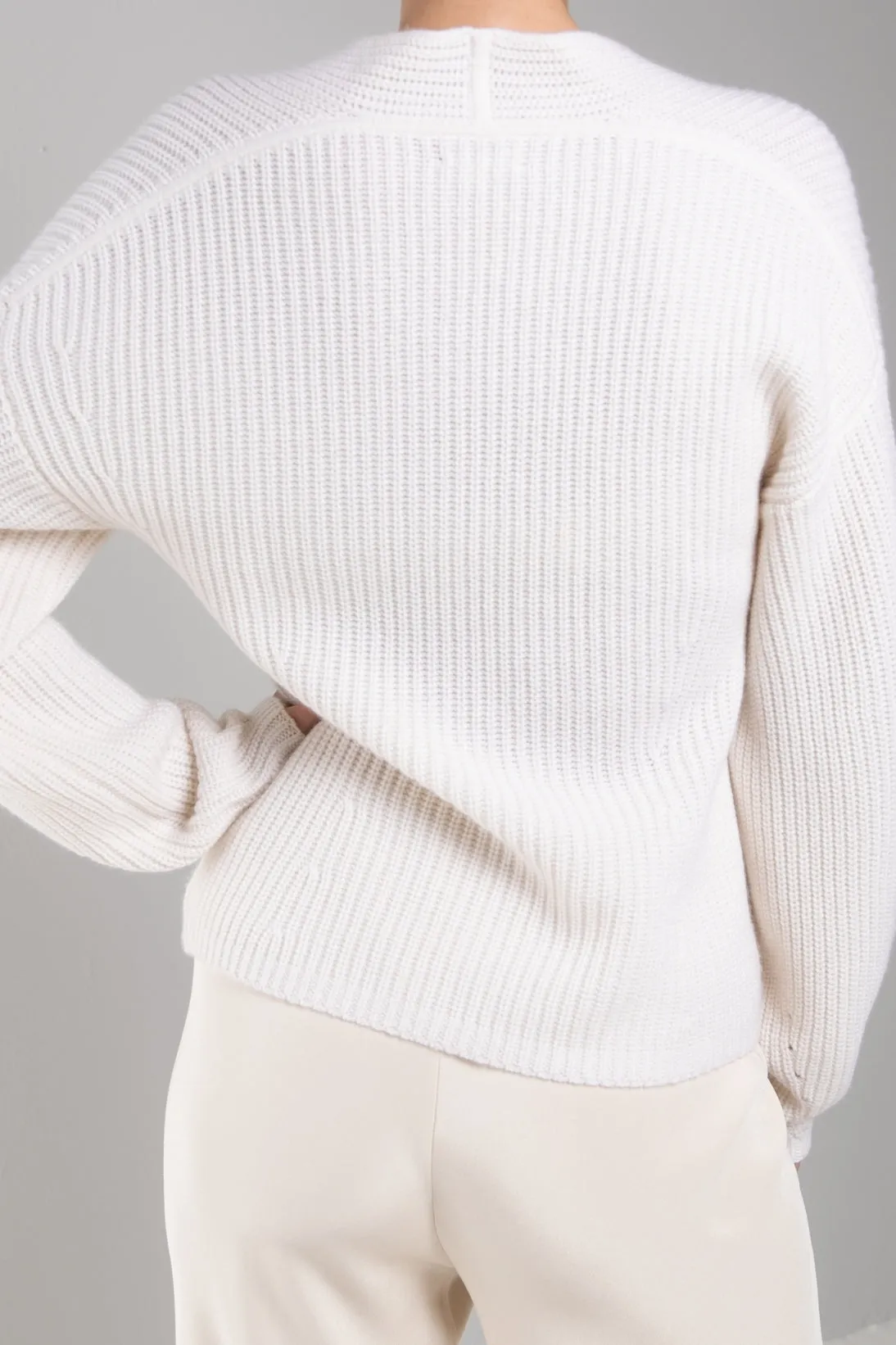 CASHMERE RIBBED SWEATER