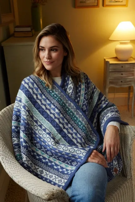 Classic Fair isle Wrap