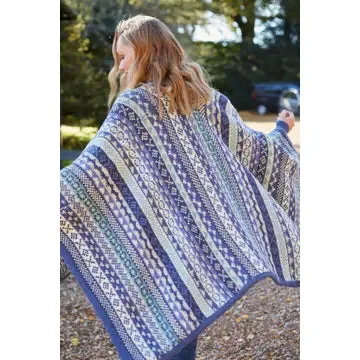 Classic Fair isle Wrap