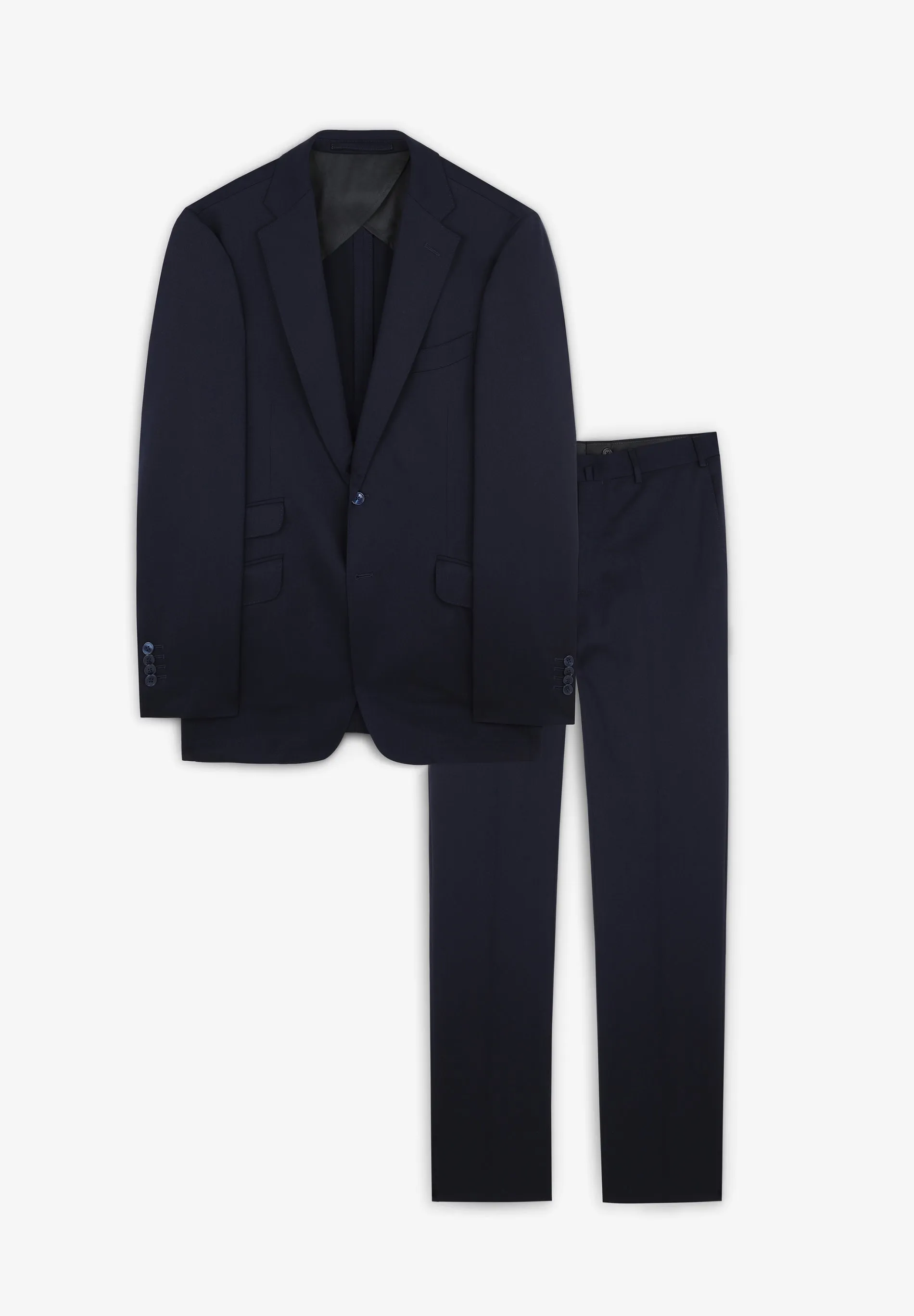 CLASSIC NAVY BLUE WOOL SUIT