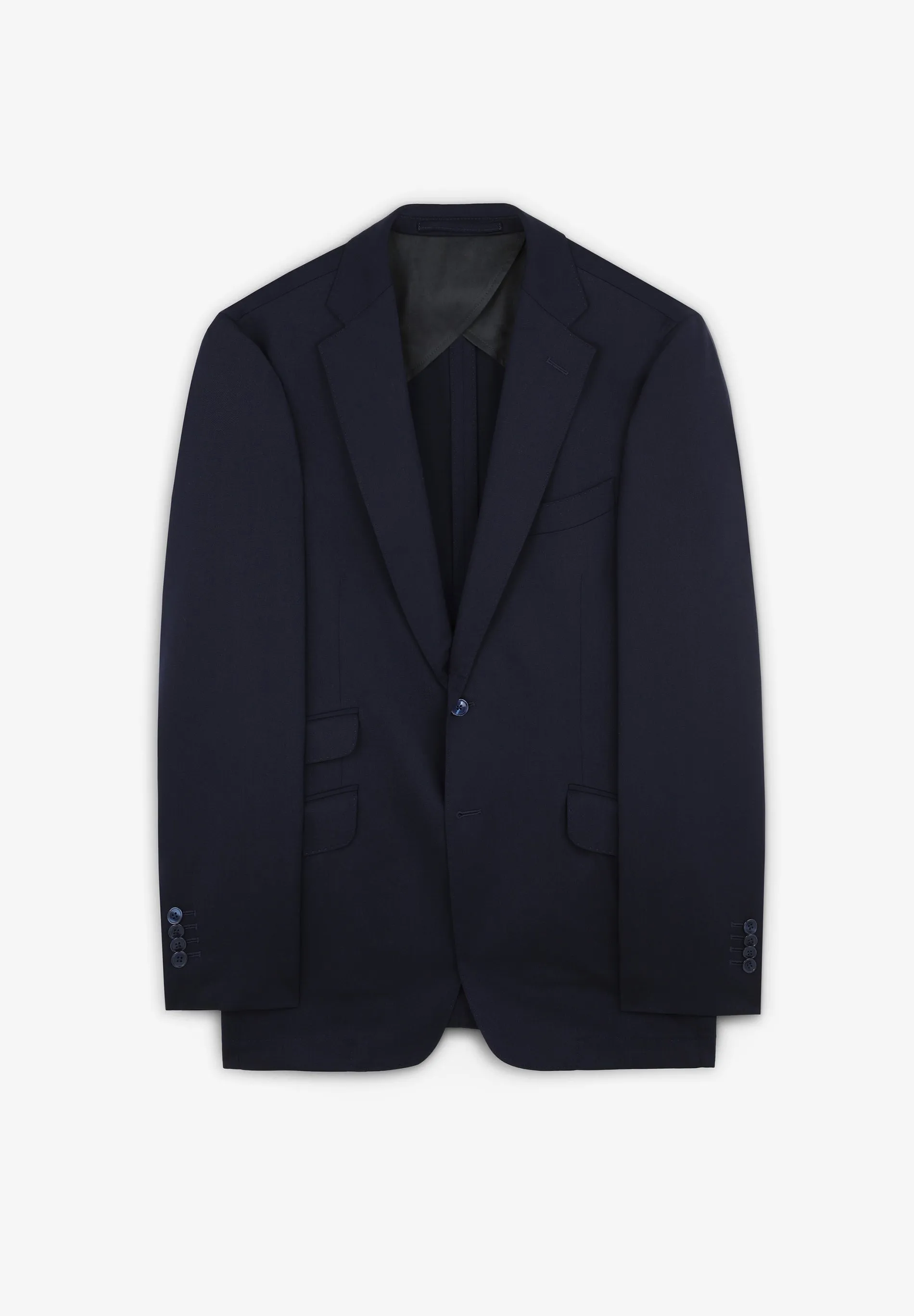 CLASSIC NAVY BLUE WOOL SUIT