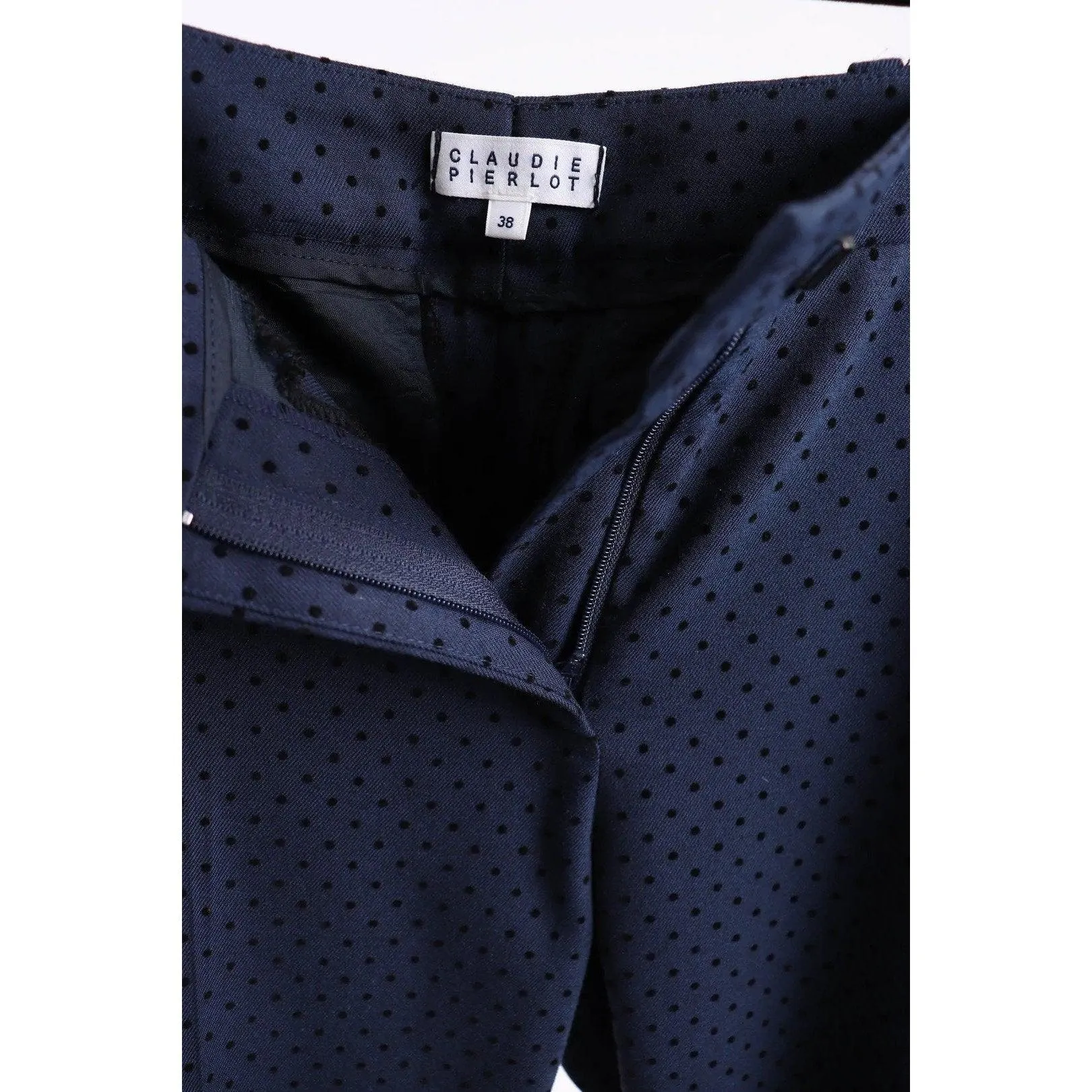 CLAUDIE PIERLOT 90's Blue Polka Pants | Size S/M