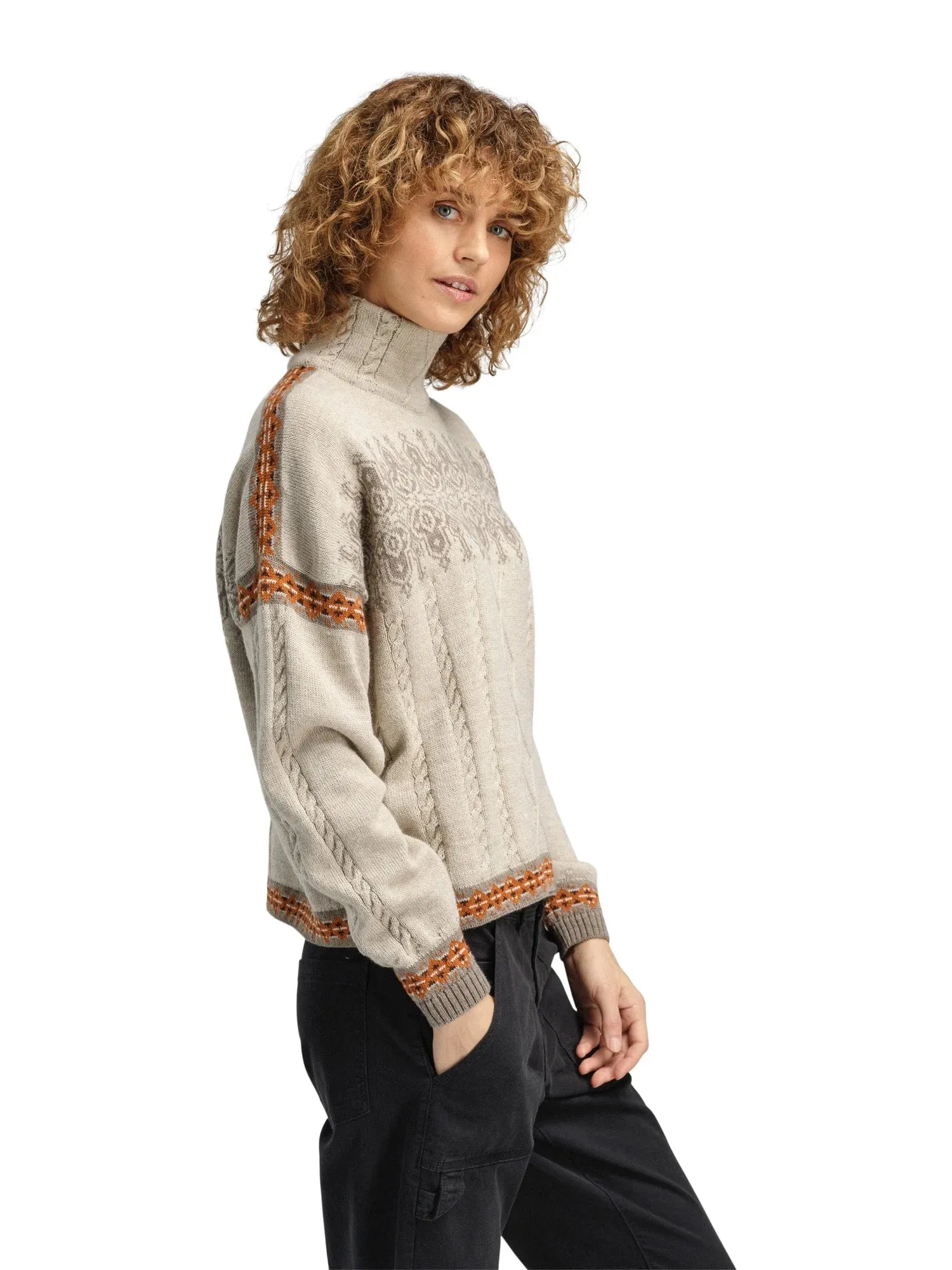 Dale of Norway | Aspoy Sweater | Women's | Sand/Copper/Mountainstone