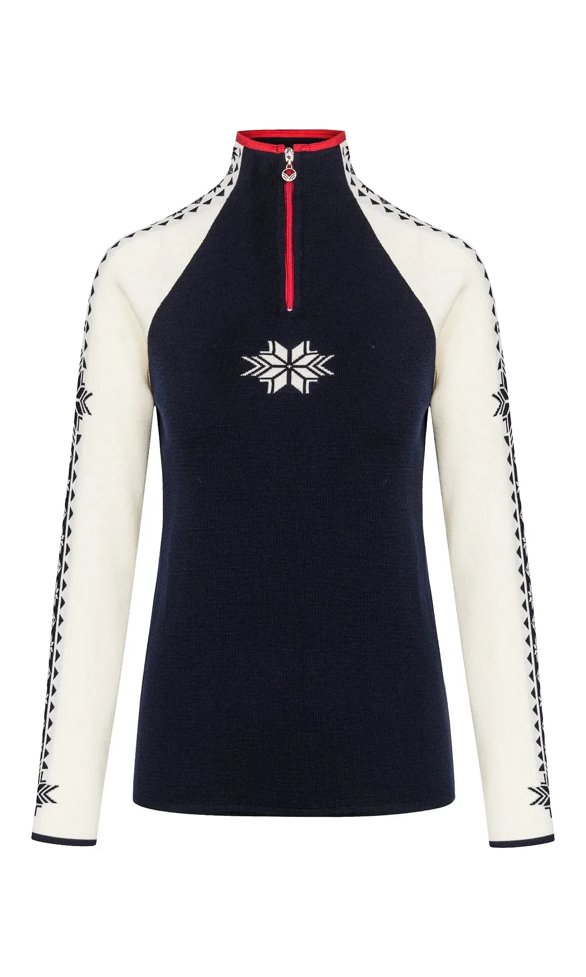 Dale of Norway | Geilo Sweater | Women's | Navy/Off White/Raspberry