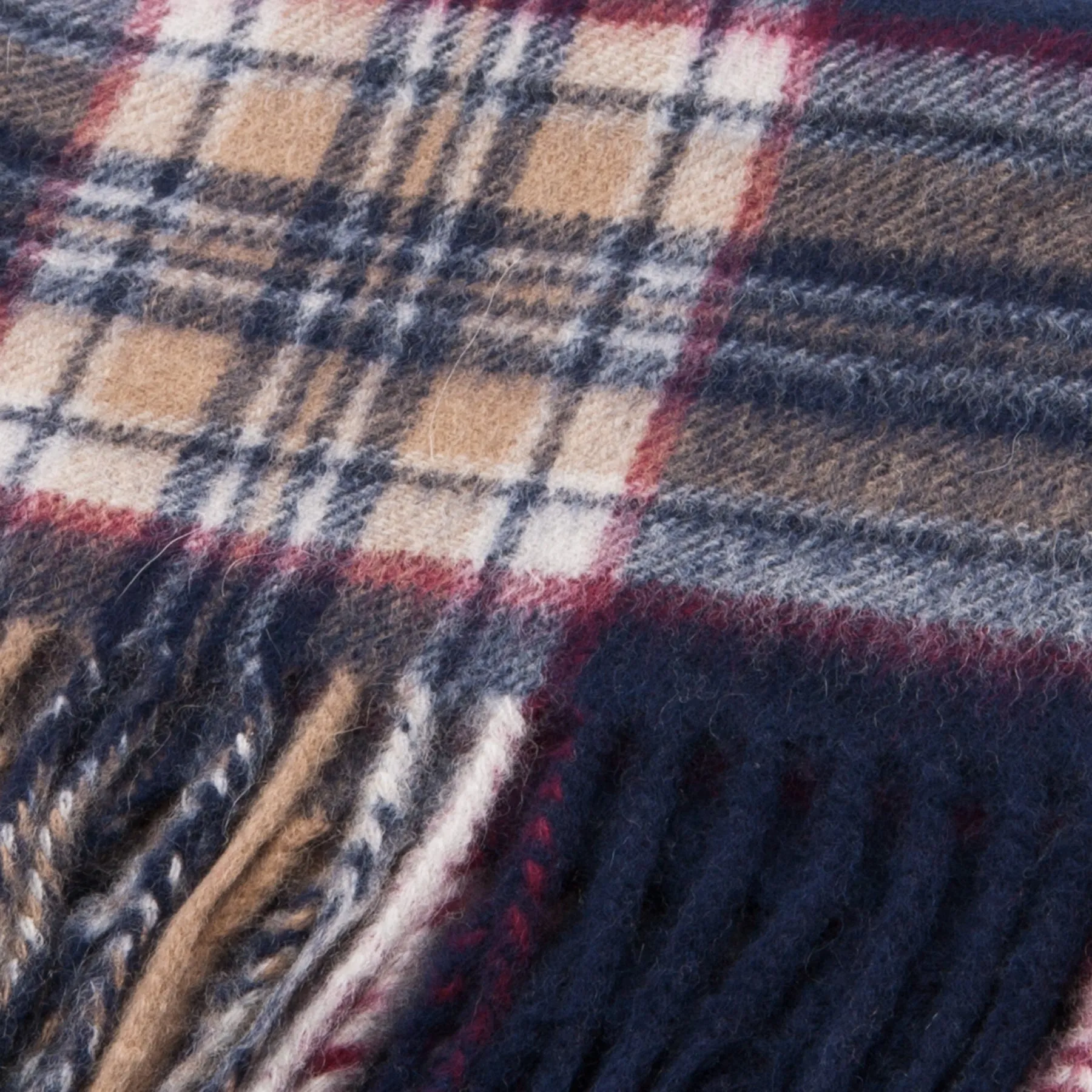 Edinburgh Cashmere Scarf  Stewart Navy