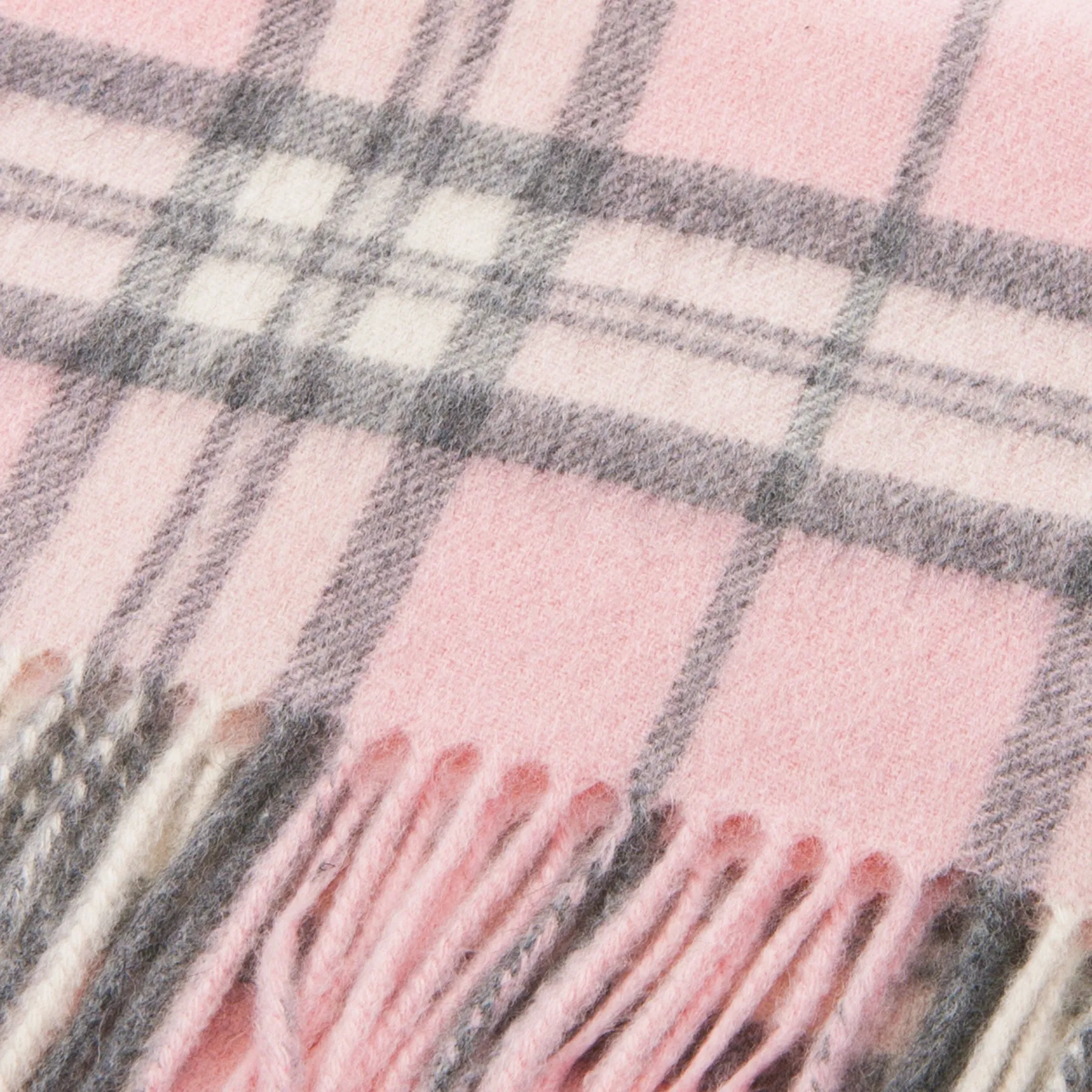 Edinburgh Cashmere Scarf  Thomson Pale Pink