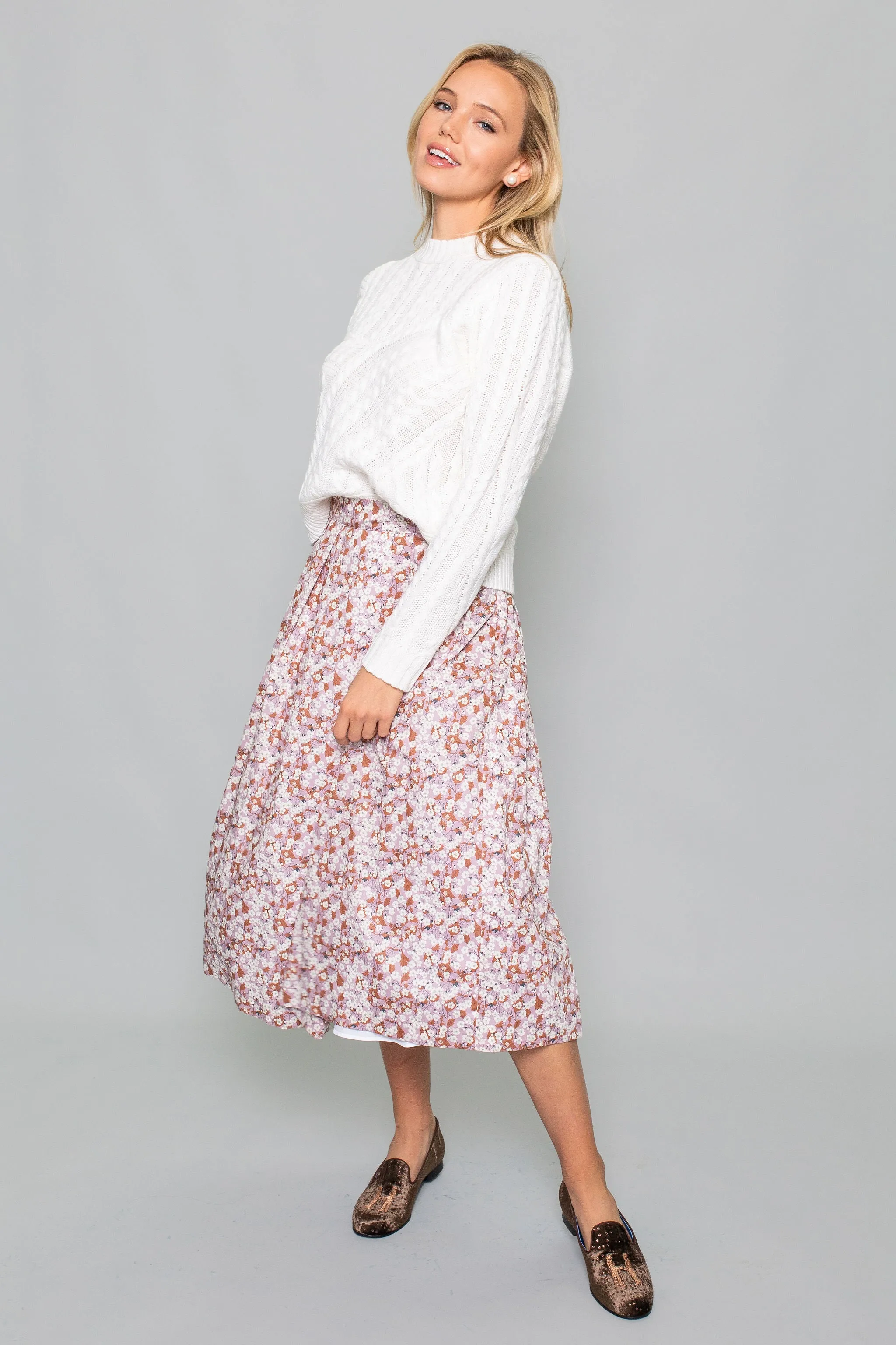 Eleanor Skirt Pink Mitsi