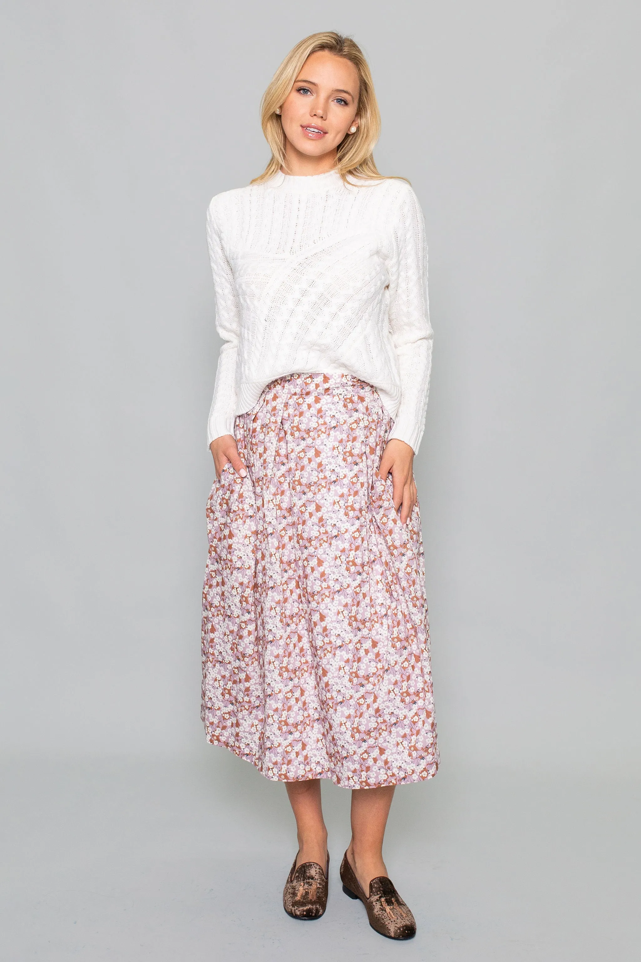 Eleanor Skirt Pink Mitsi