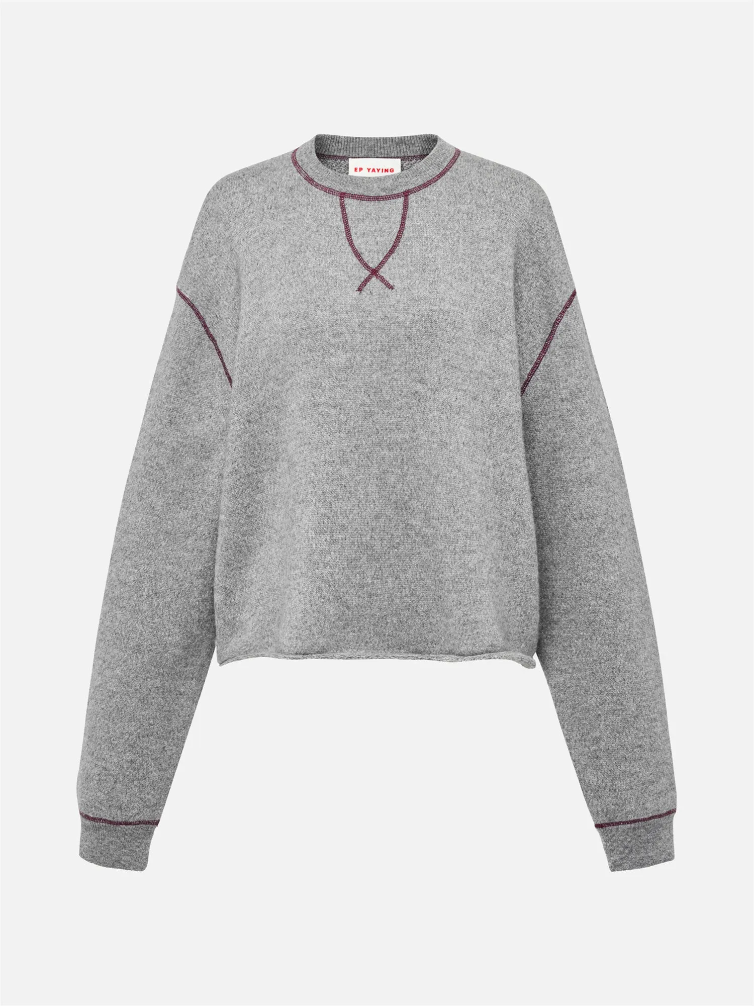 EP YAYING Knitted Sweatshirt Pullover