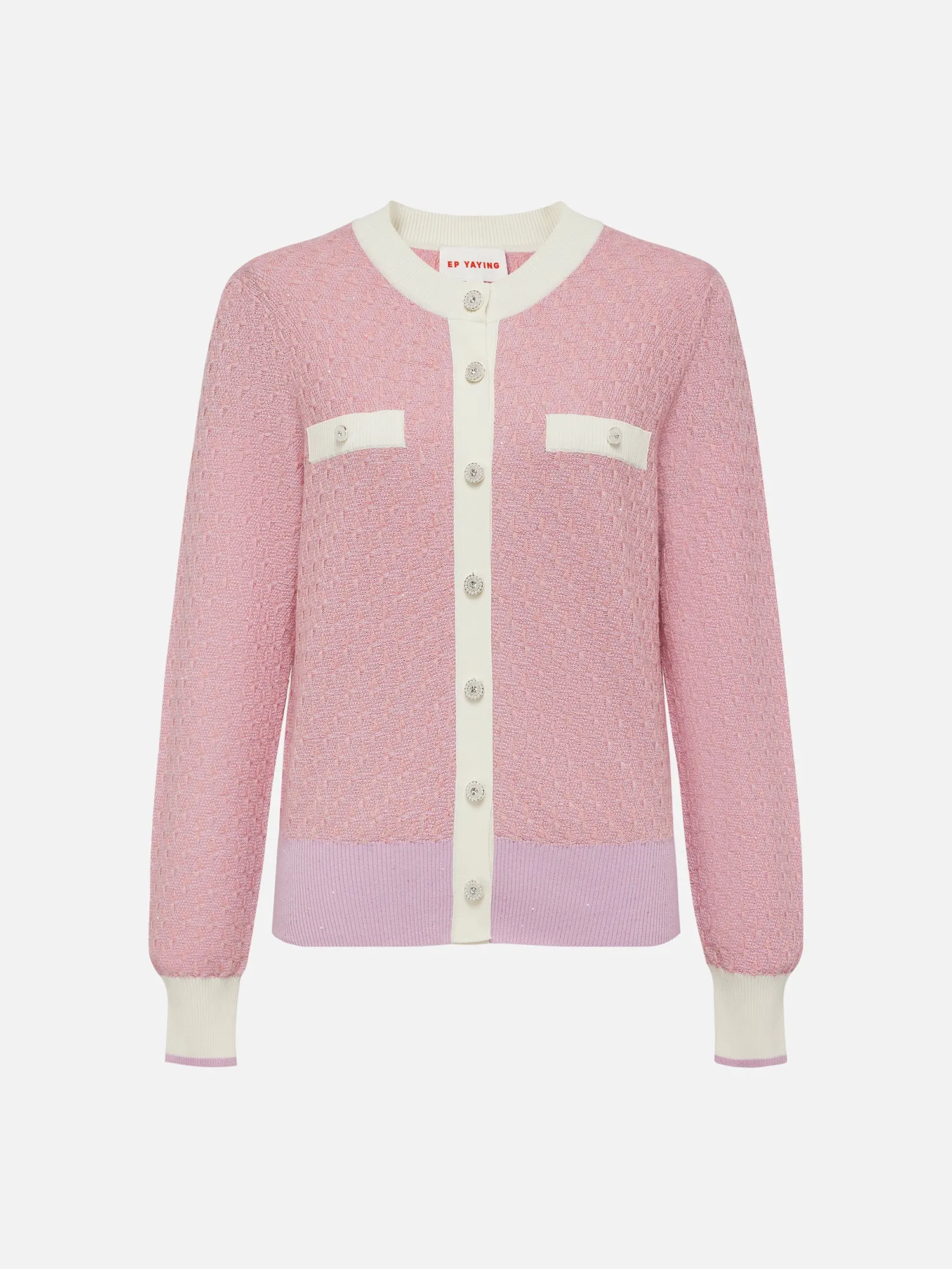 EP YAYING Parisian-Style Knitted Cardigan