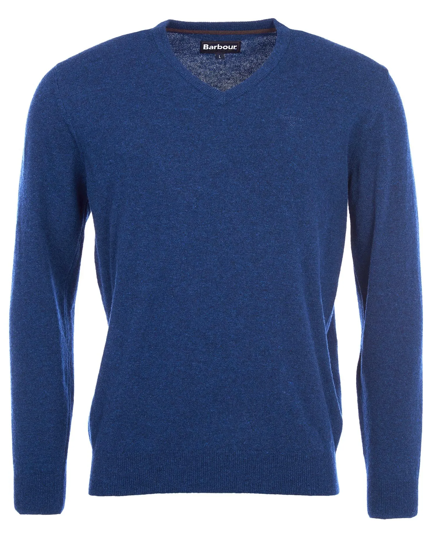 Essential Lambswool V Neck Jumper - Deep Blue