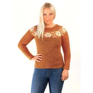 Eykt Wool Pullover Amber Heather