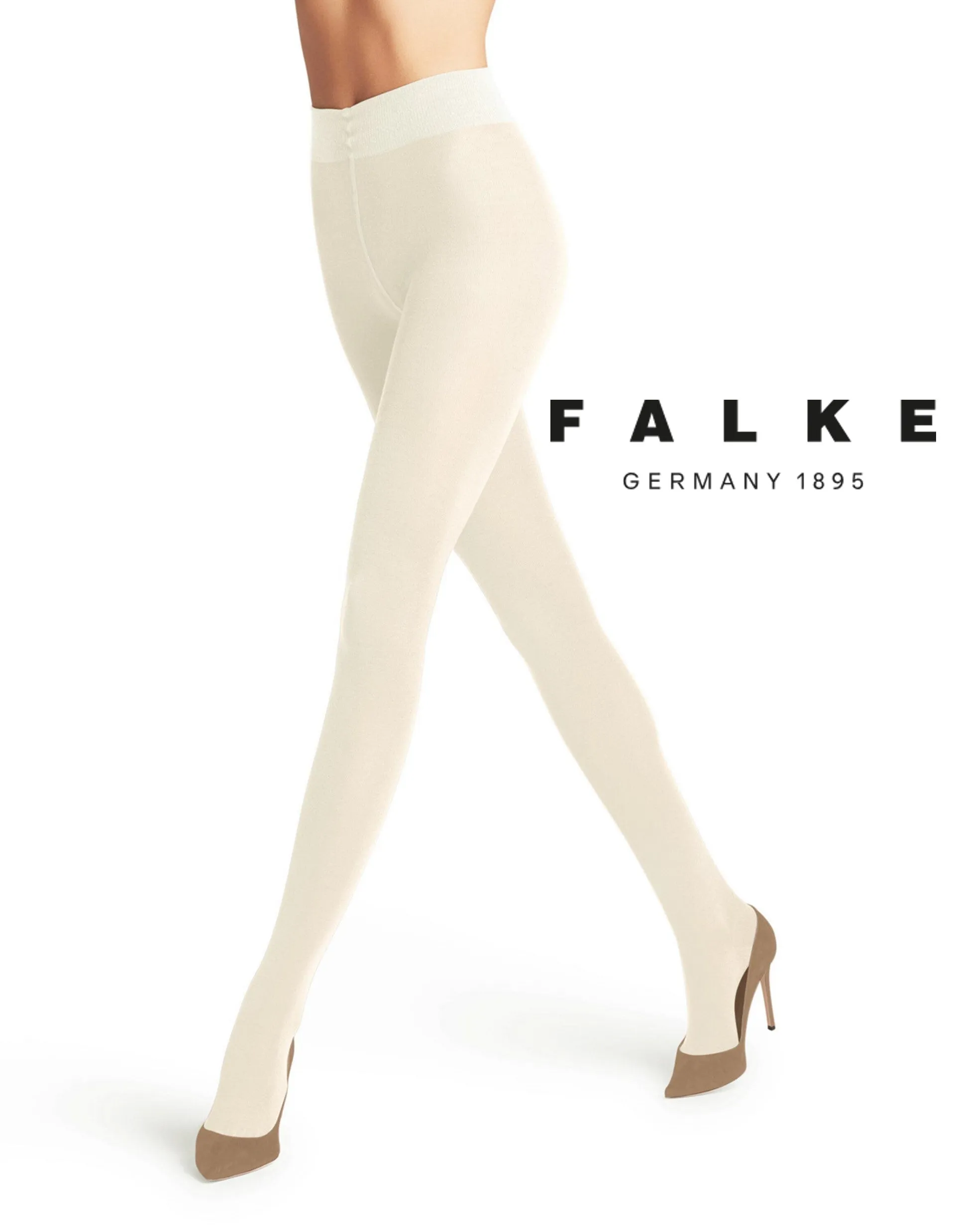 Falke Soft Merino Wool Tights 48425 Off White