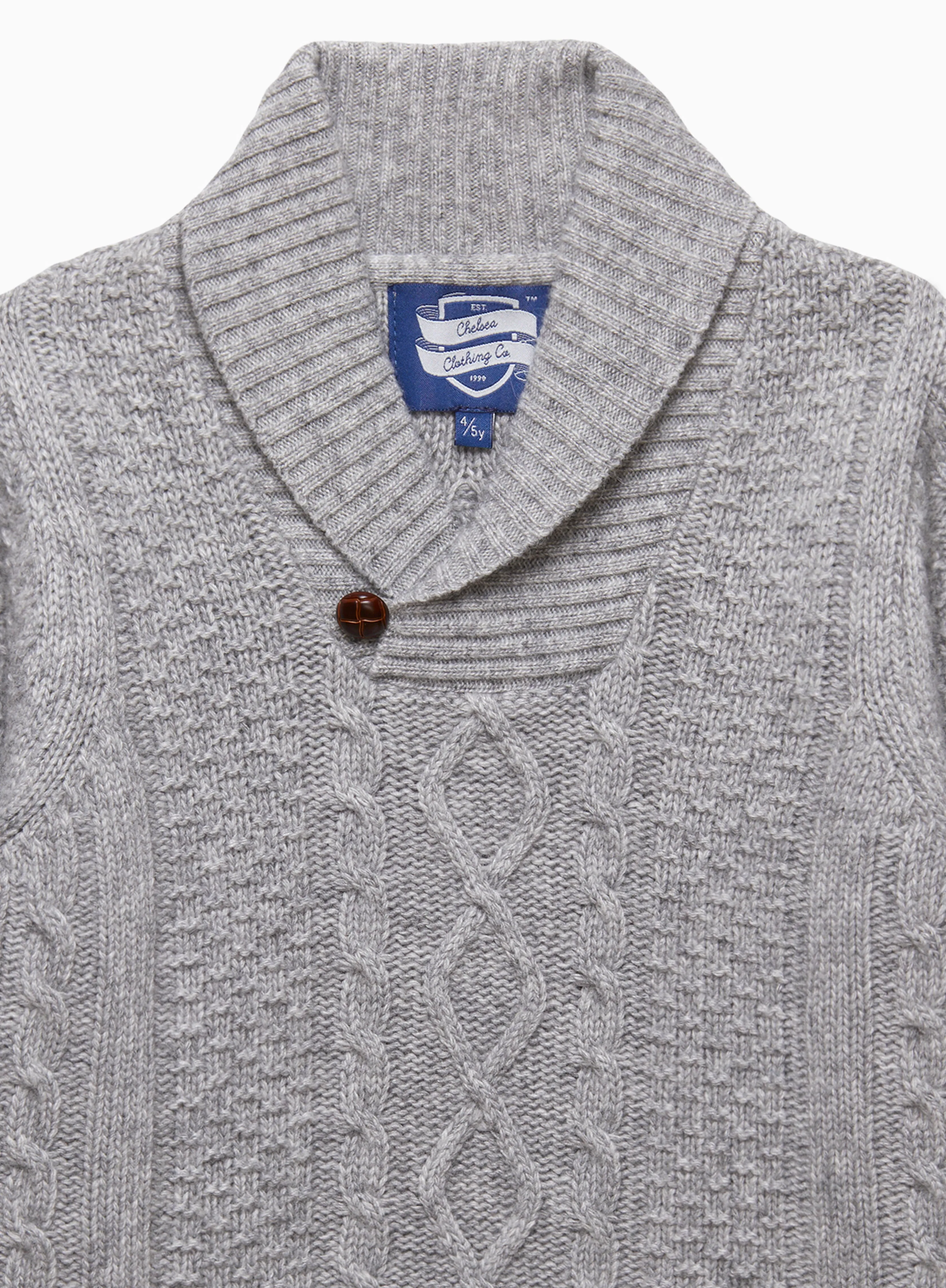 Finn Shawl Collar Jumper