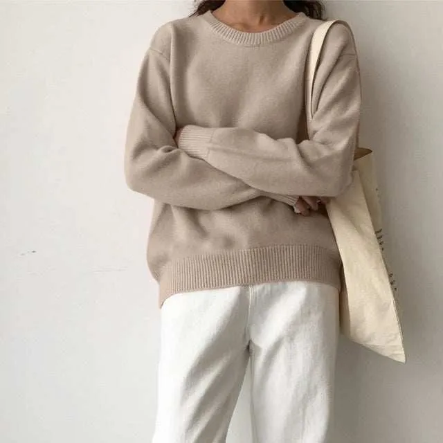 Glow Chic's Basic Korean Style Sweater