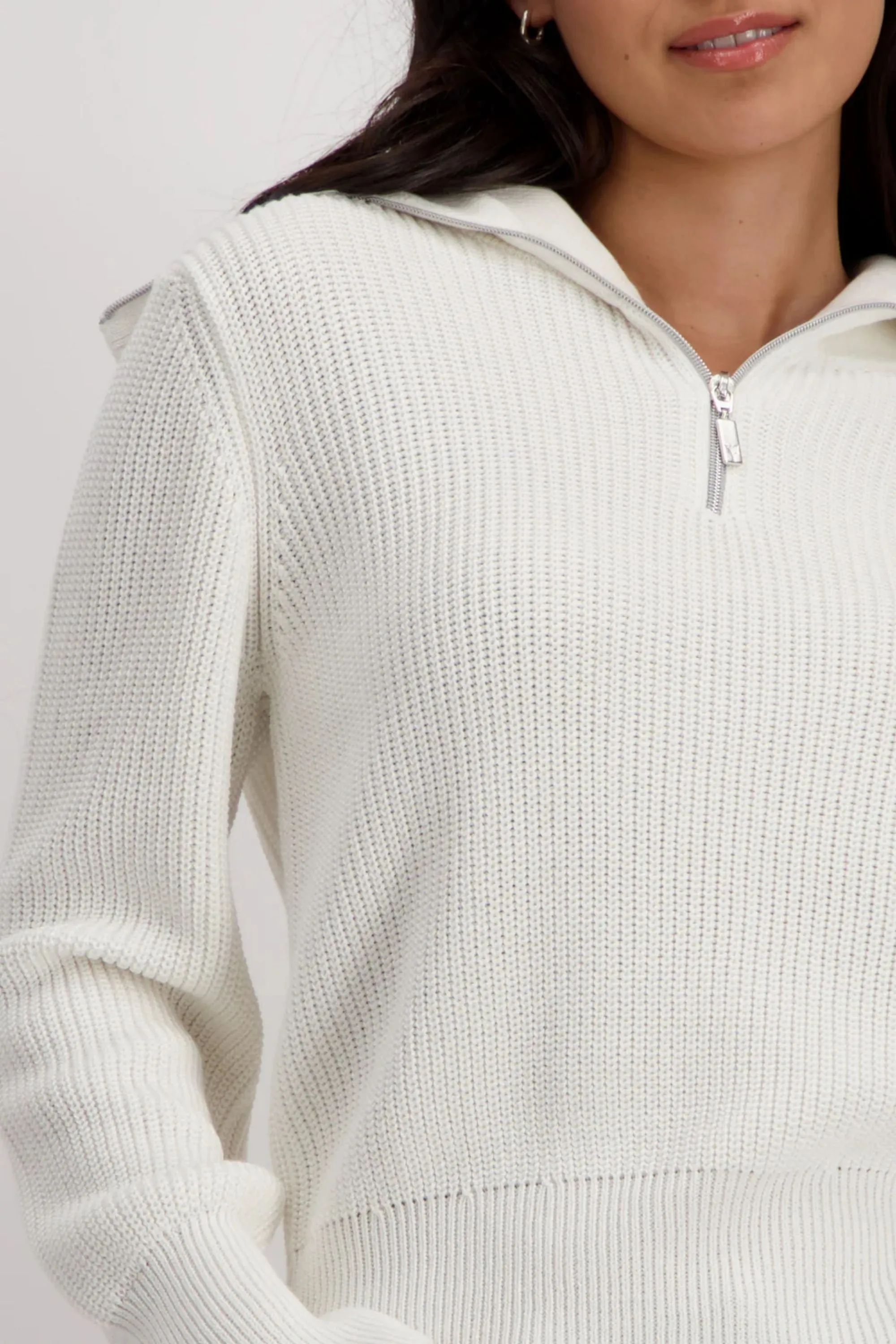 HALF ZIP KNIT - 807434MNR