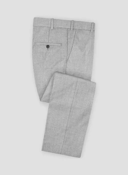 Italian Wool Cashmere Harbour Gray Pants