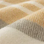 Kampai Blanket [Mustard/Off-white/Olive green]