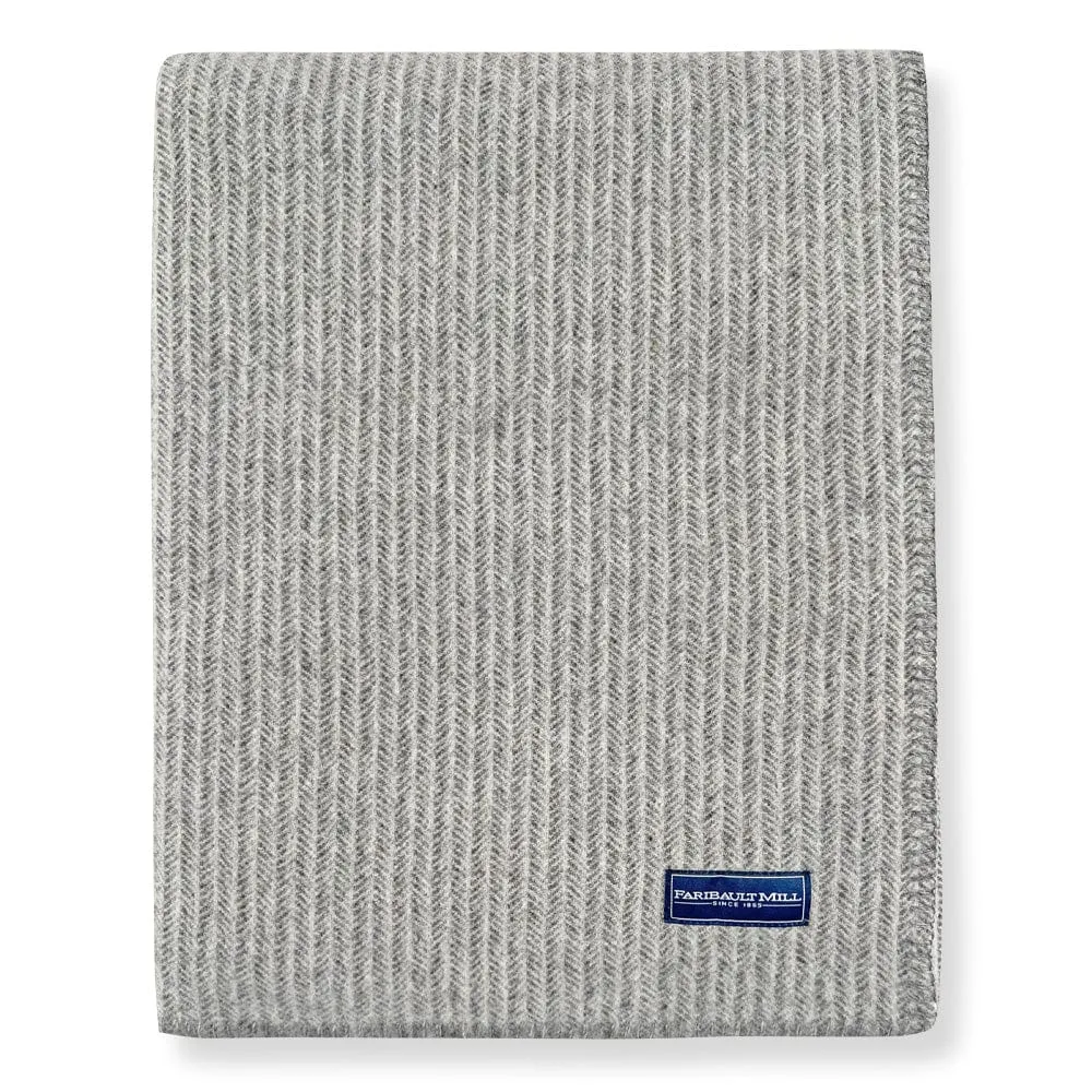 Limited Edition Pure & Simple Herringbone Wool Blanket