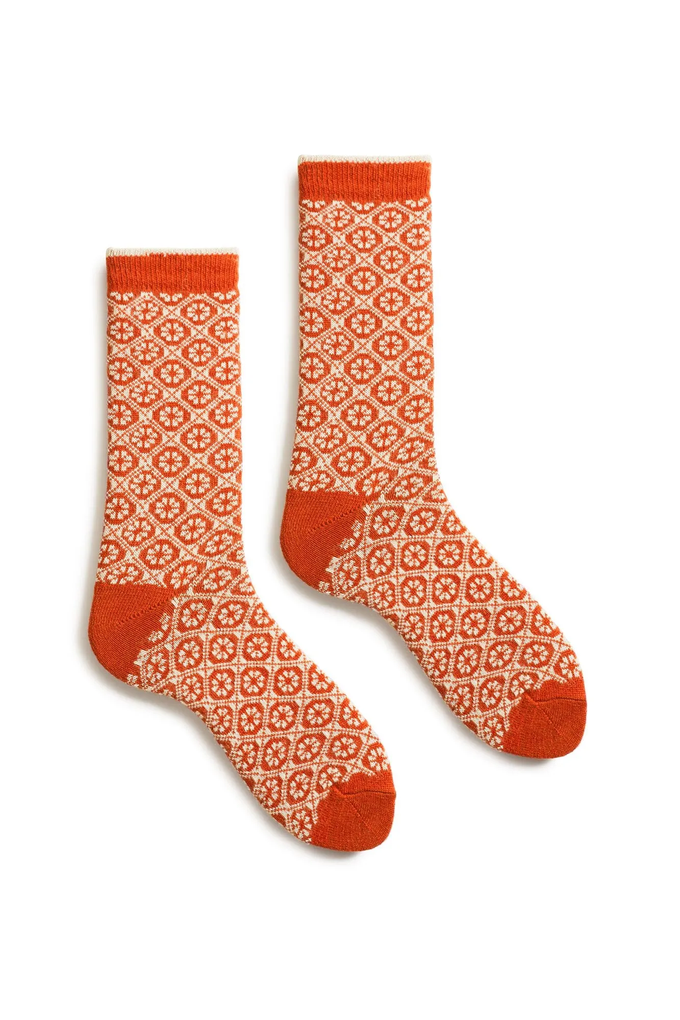 Lisa B - Medallion Crew socks