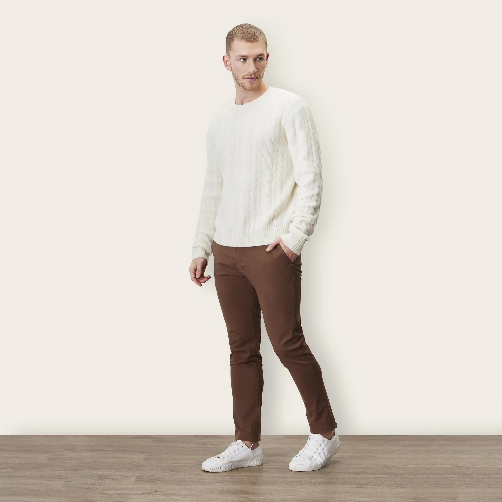 Luke Cashmere Cable Knit Sweater