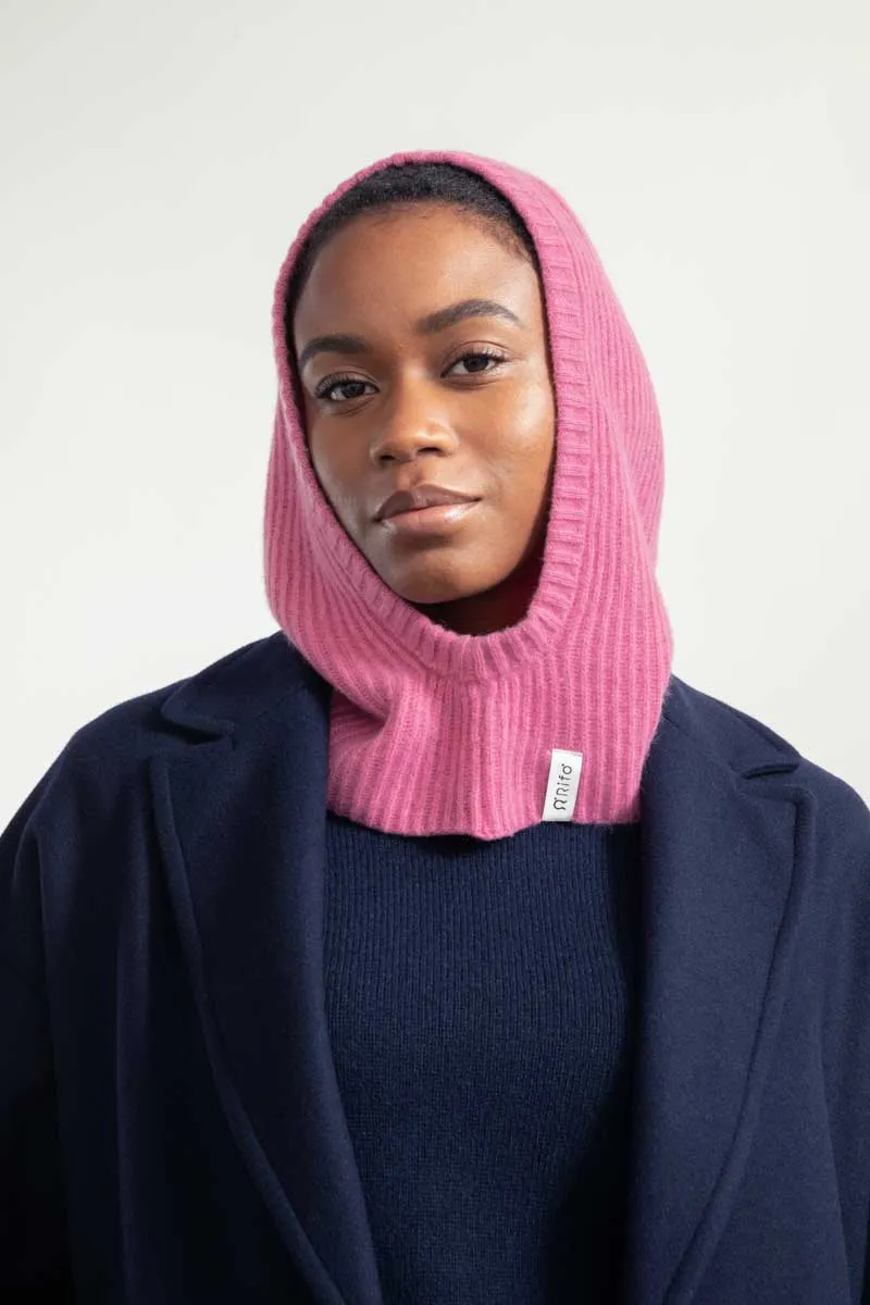 Marika Unisex Cashmere Balaclava Pink