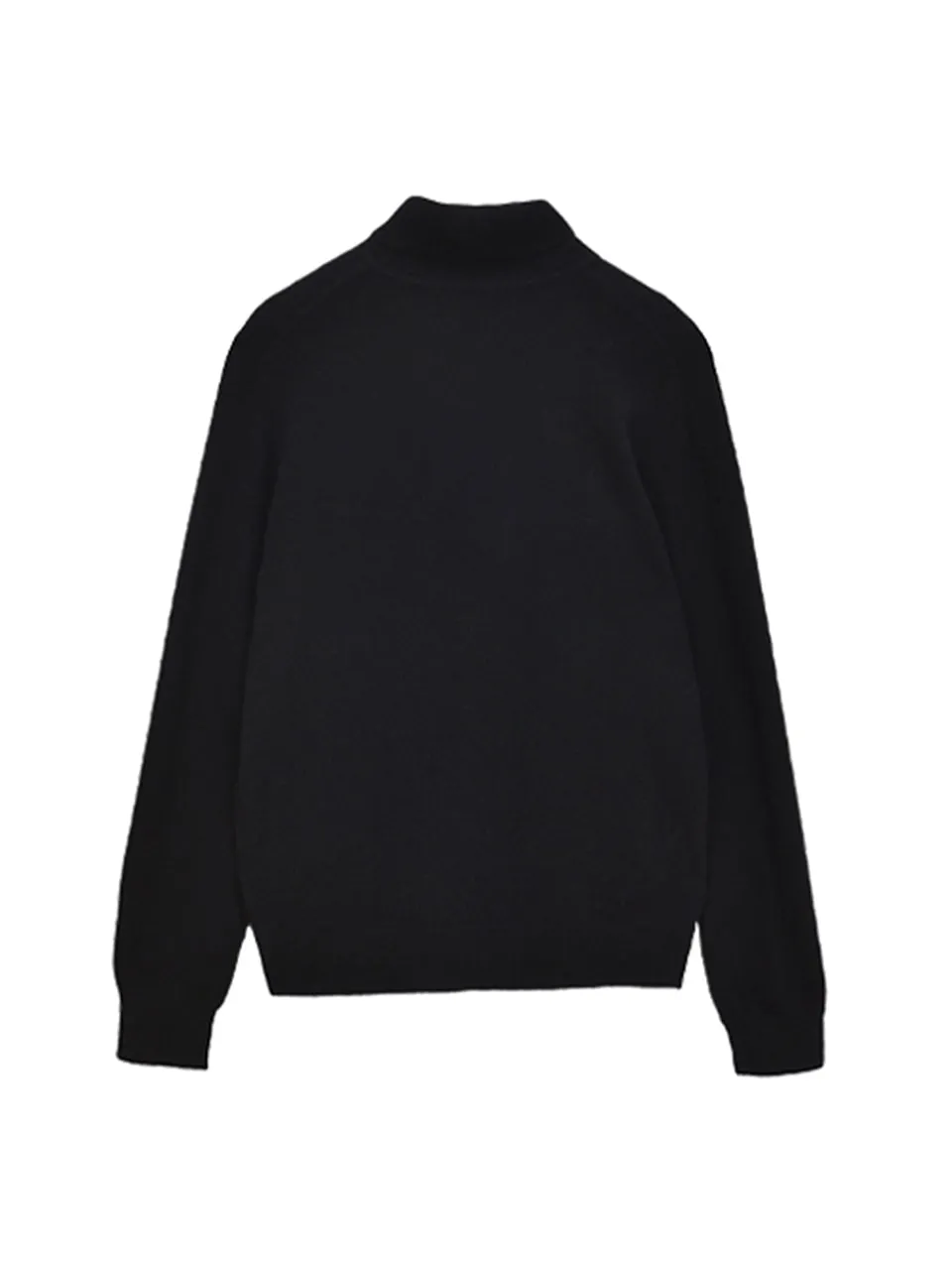 Men Turtleneck Sweater_Black