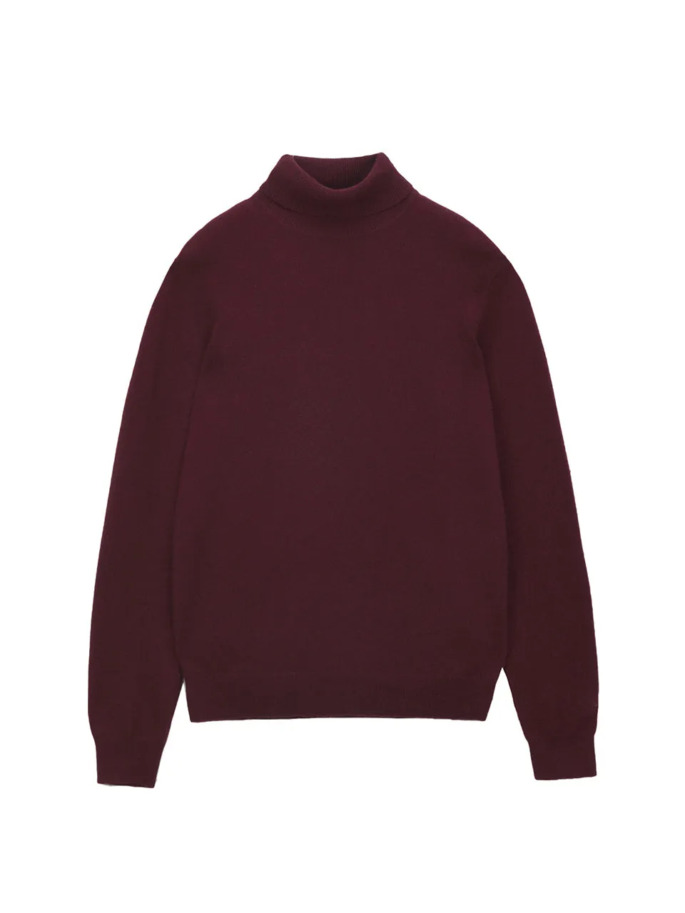 Men Turtleneck Sweater_Burgundy