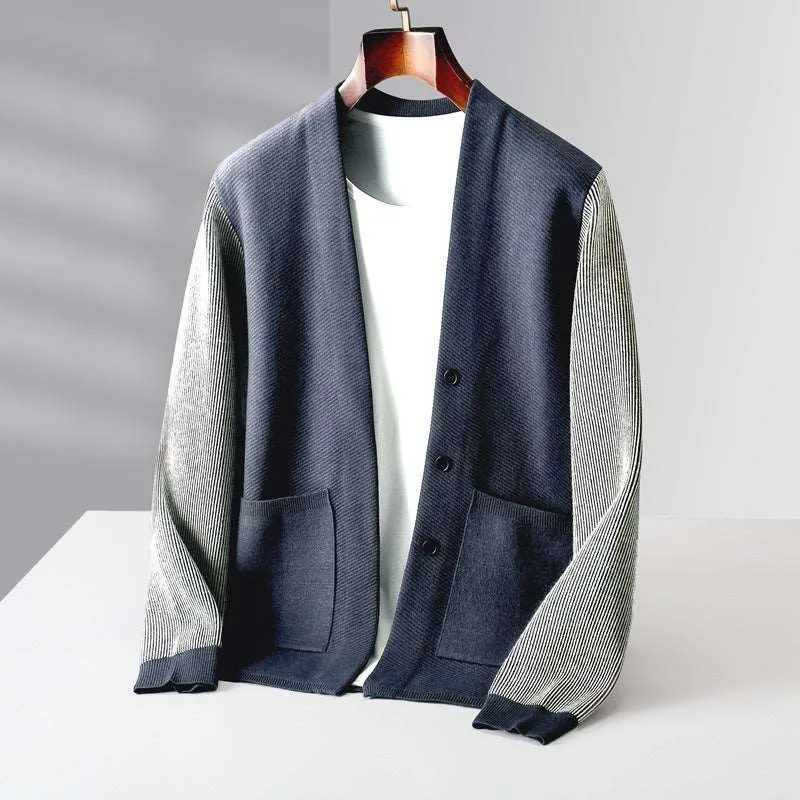 Men's Casual Wool Knitted Cardigan