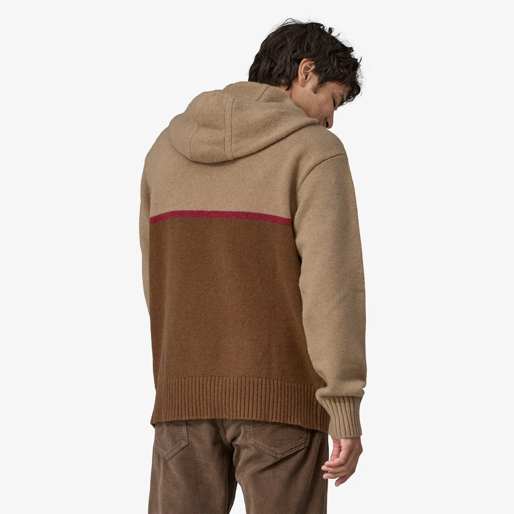 Men's Recycled Wool-Blend Sweater Hoody