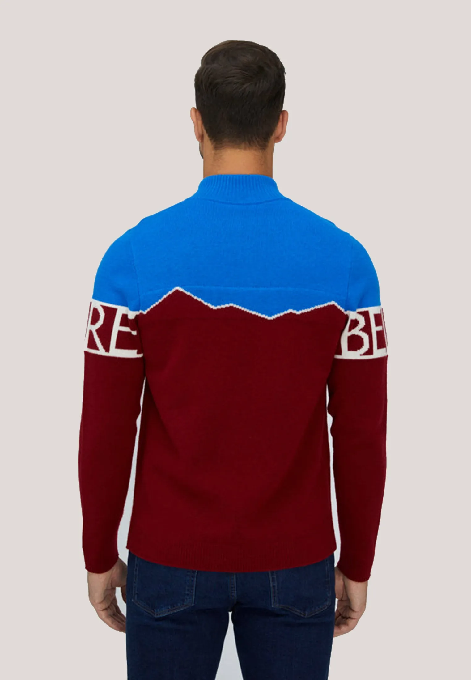 Merino Super Fine Mountain Print Sweater