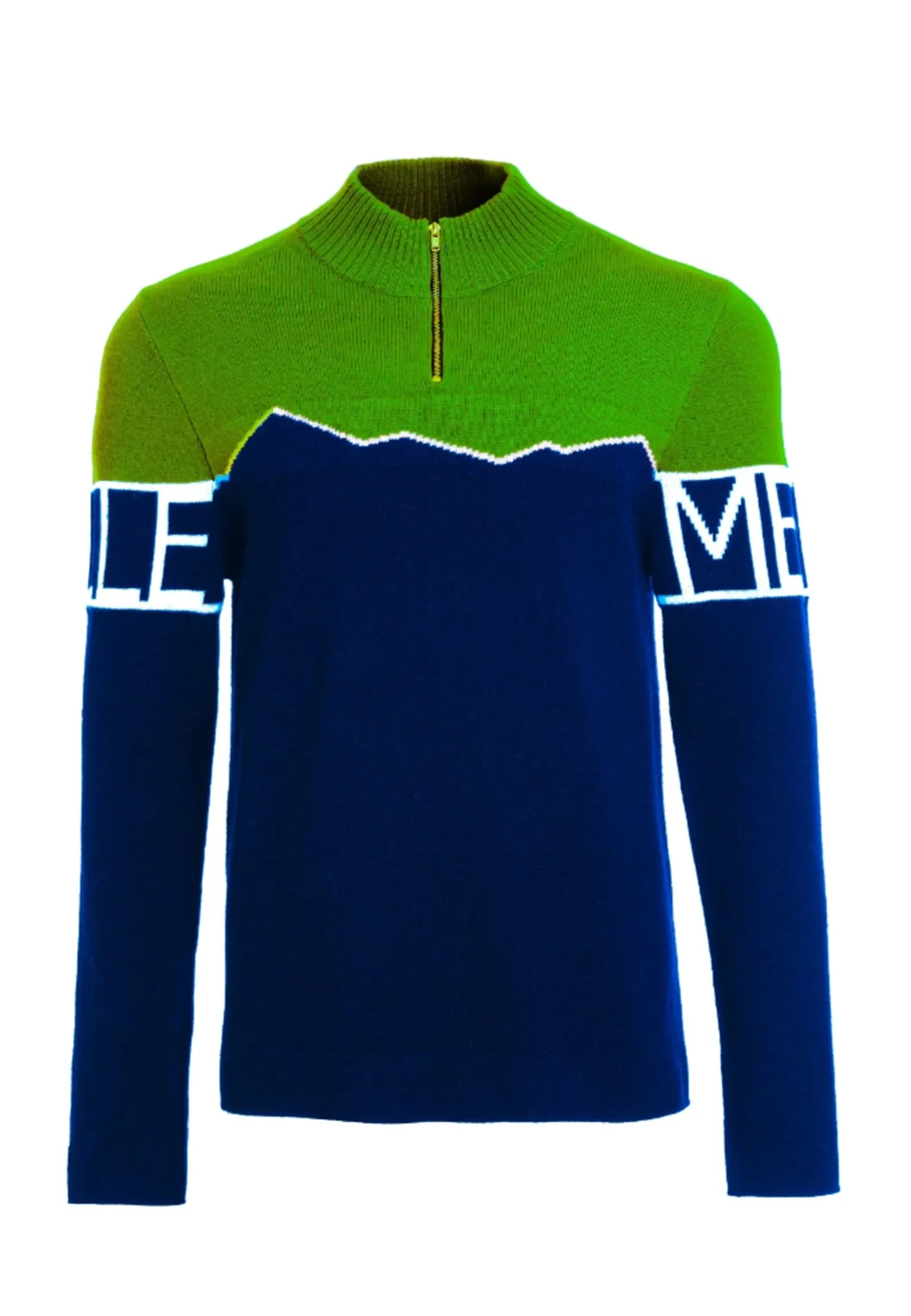 Merino Super Fine Mountain Print Sweater